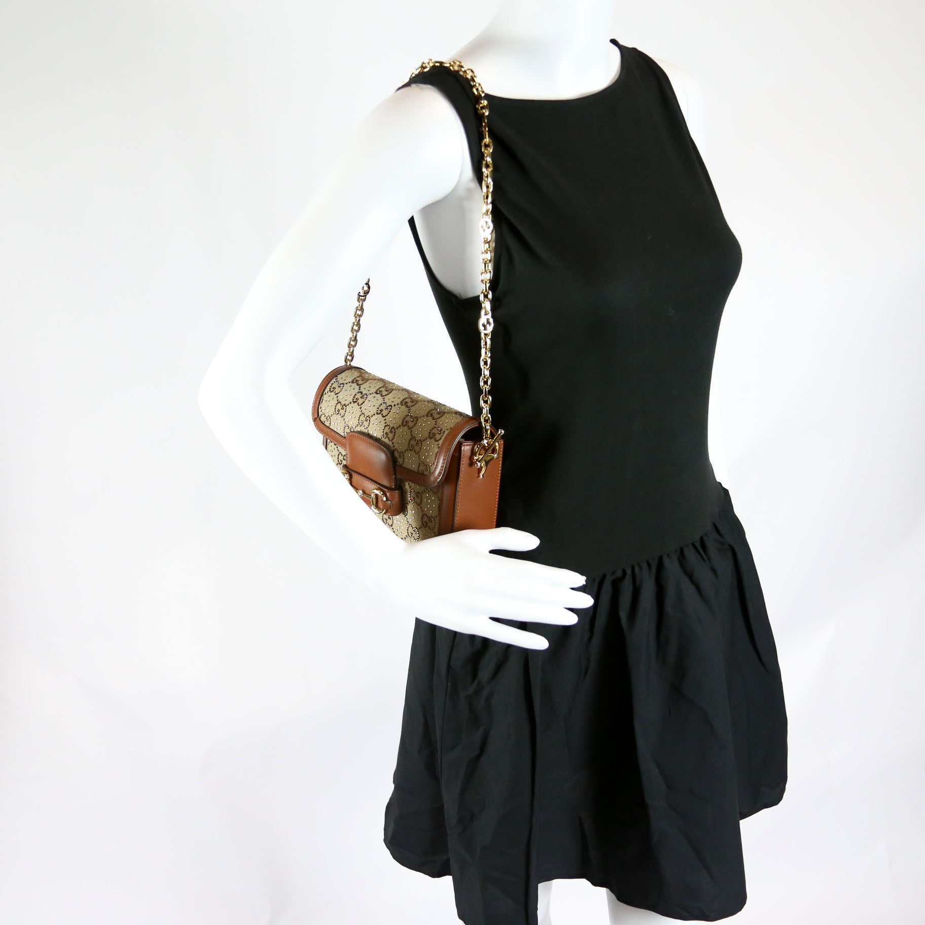 675801 GG Crystal 1955 Mini Shoulder Bag