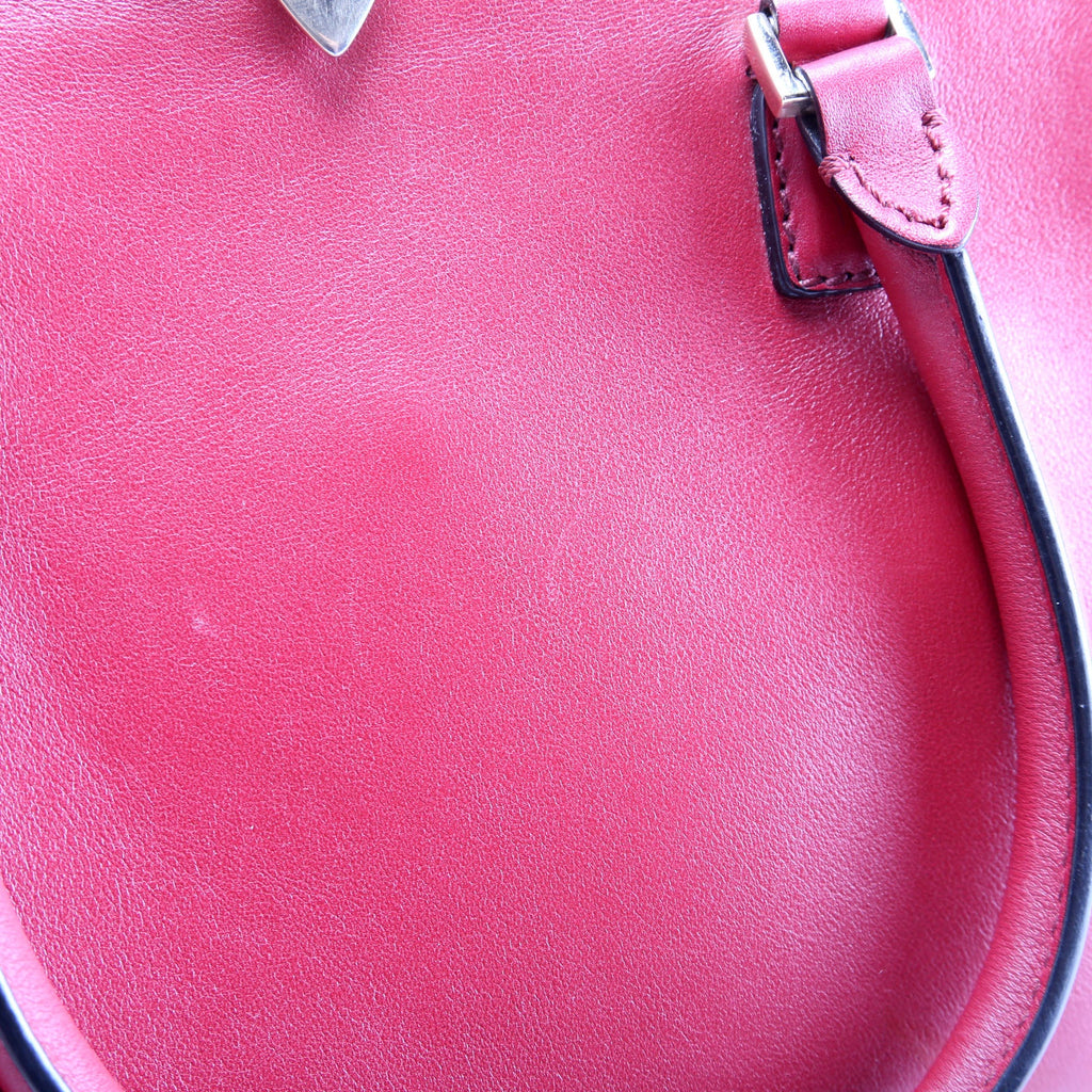 Rockstud Double Handle Tote Small Maroon