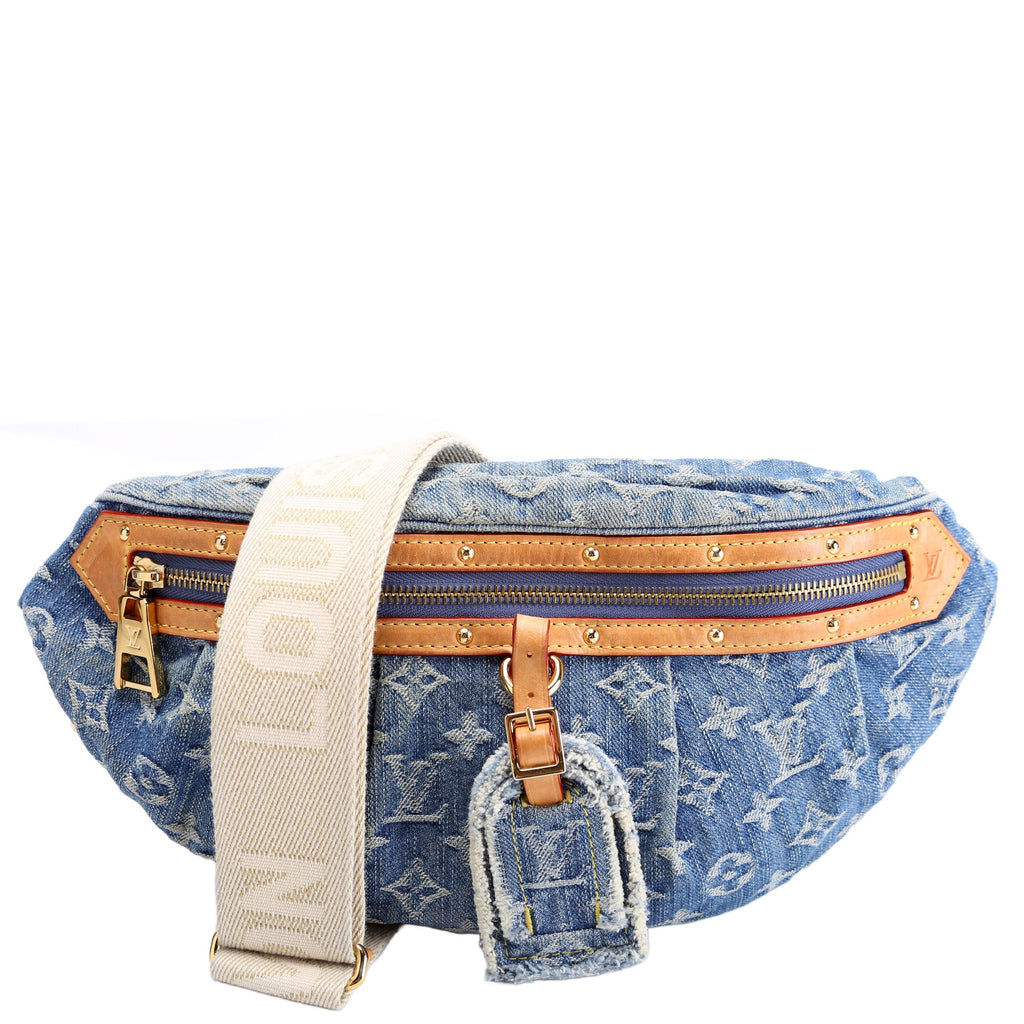 High Rise Bumbag Denim Monogram
