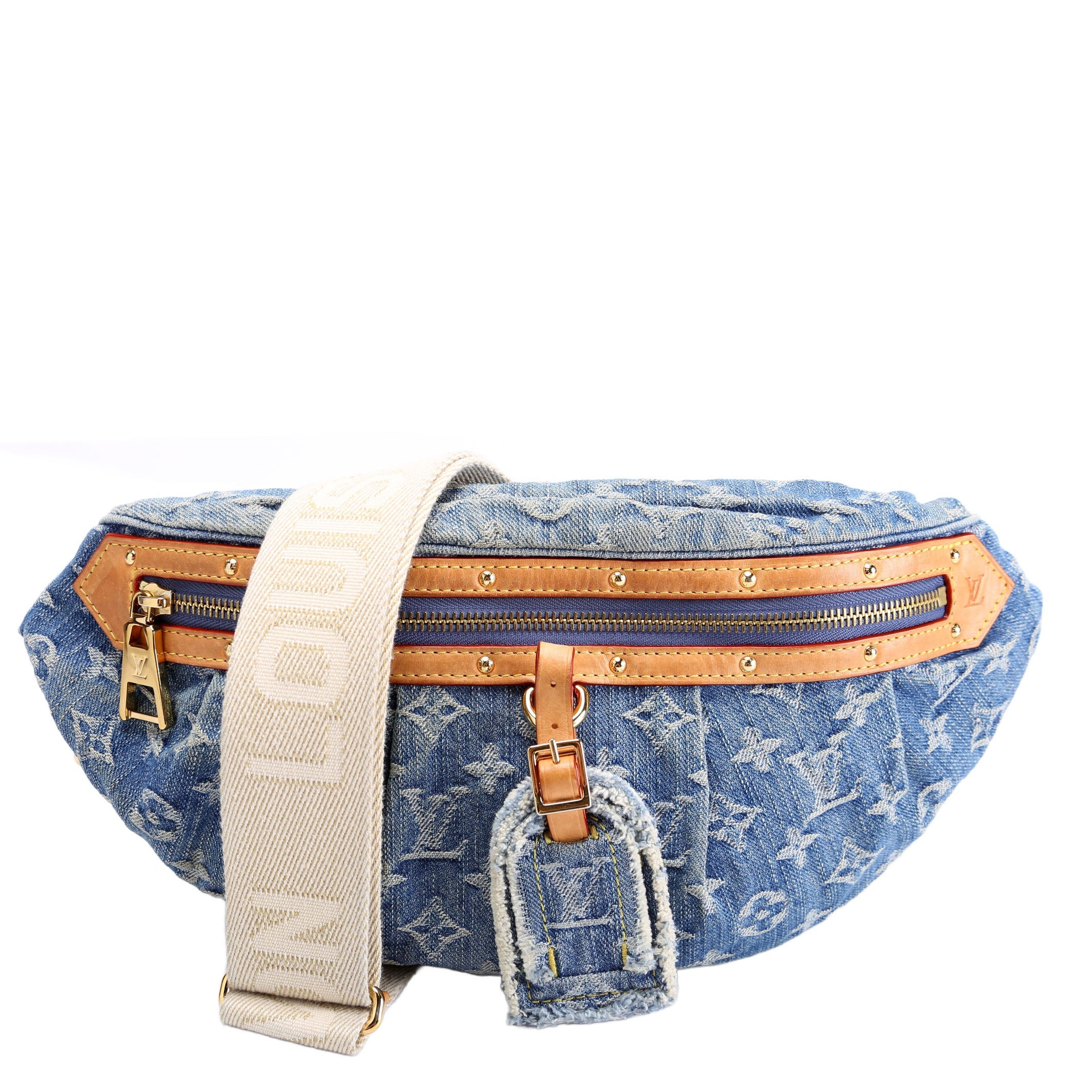 High Rise Bumbag Denim Monogram