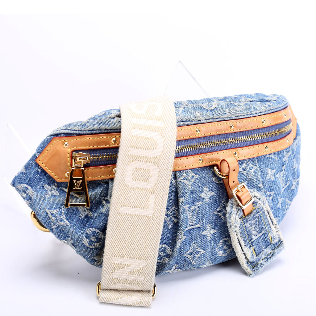 High Rise Bumbag Denim Monogram