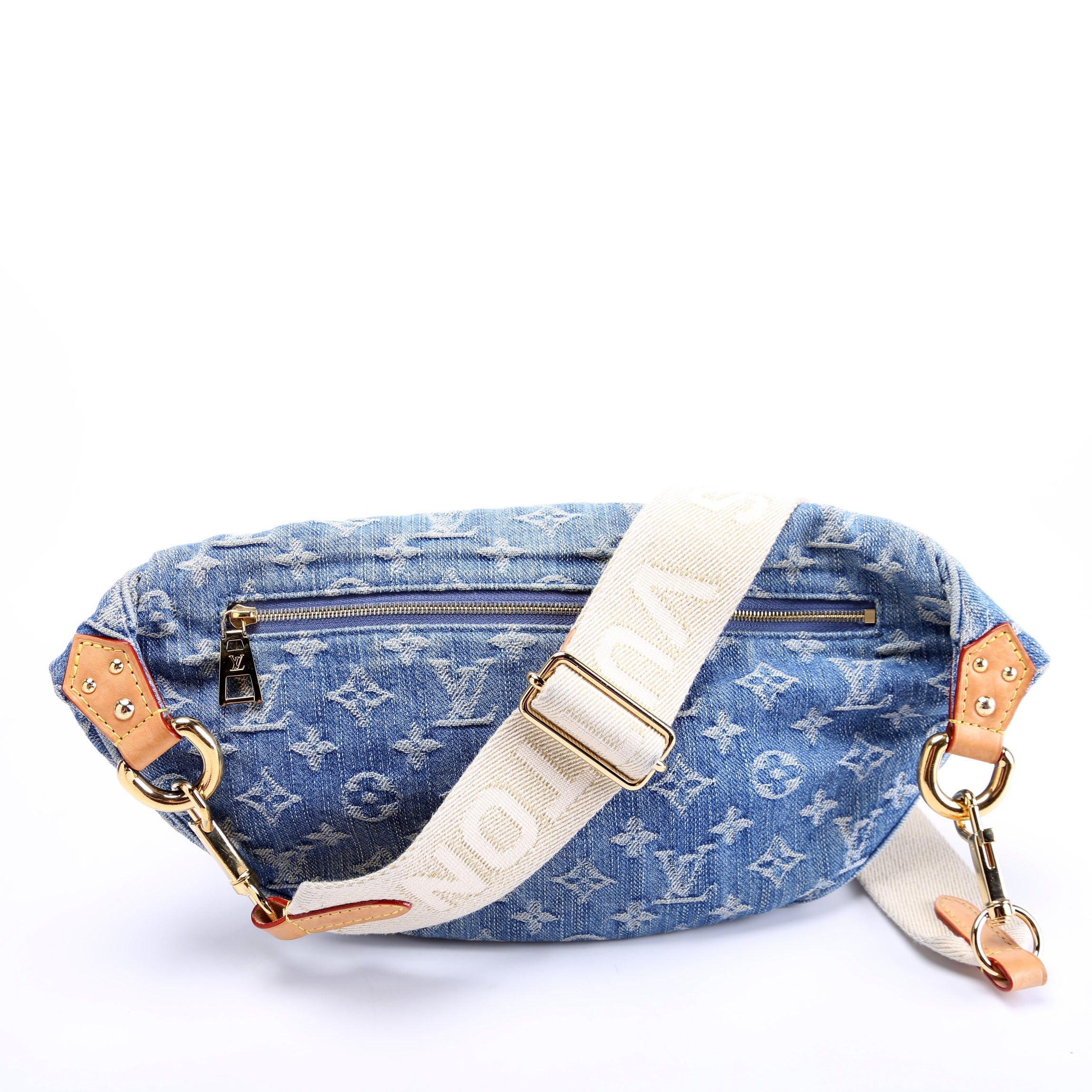 High Rise Bumbag Denim Monogram