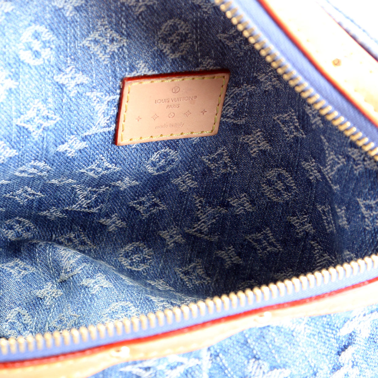 High Rise Bumbag Denim Monogram