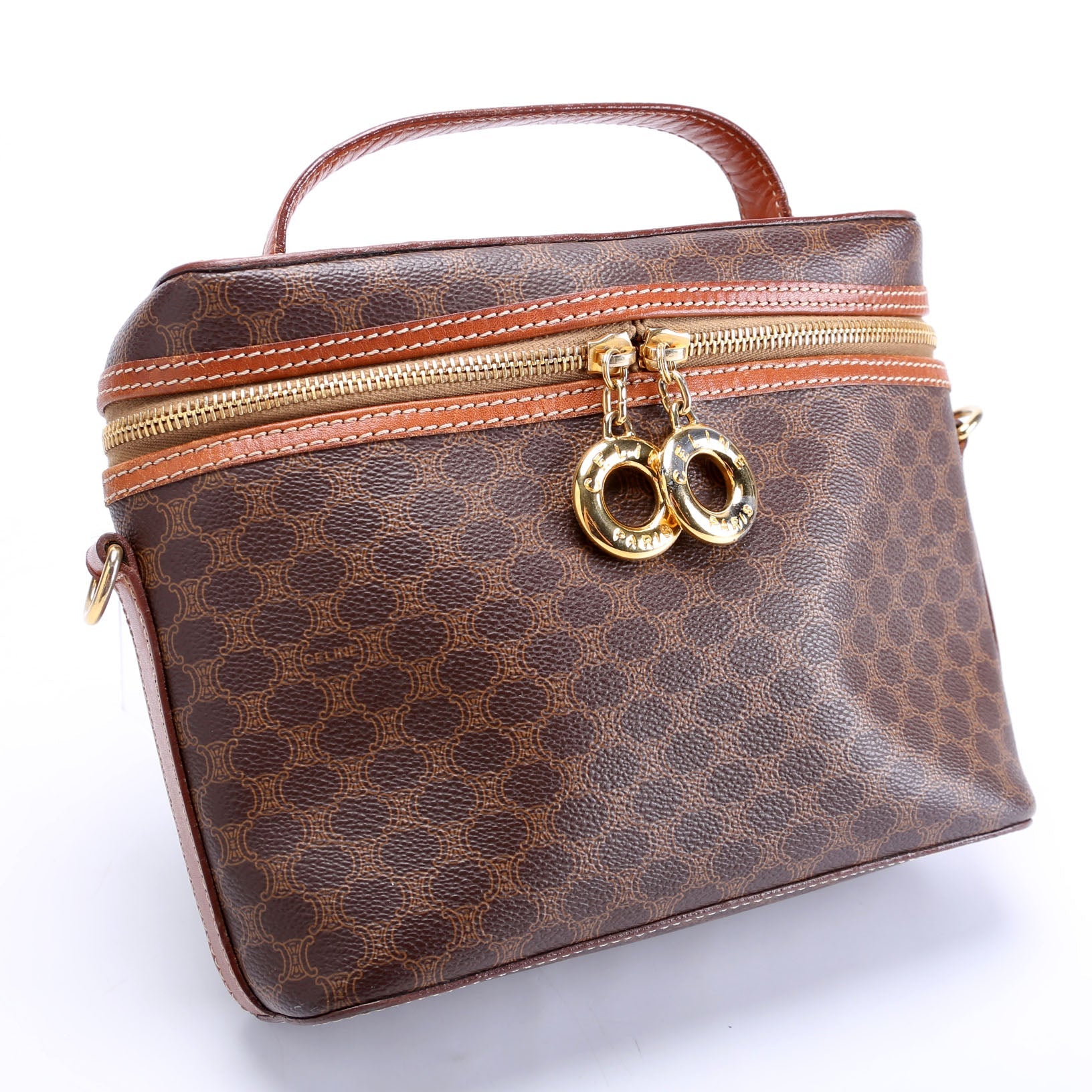 Macadam Canvas Vanity Pouch