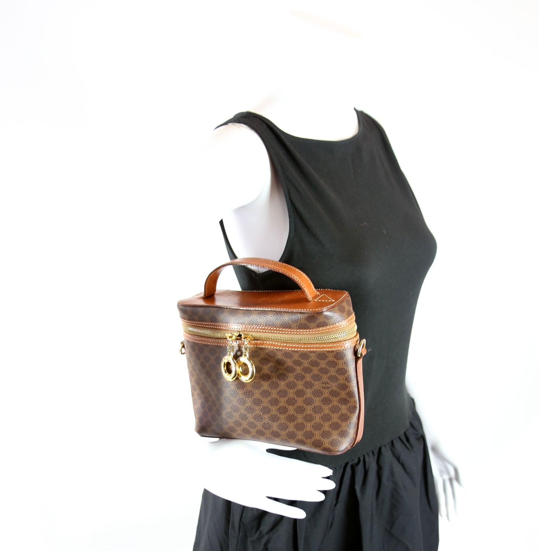 Macadam Canvas Vanity Pouch