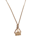 CC Flap Bag Pendant Necklace