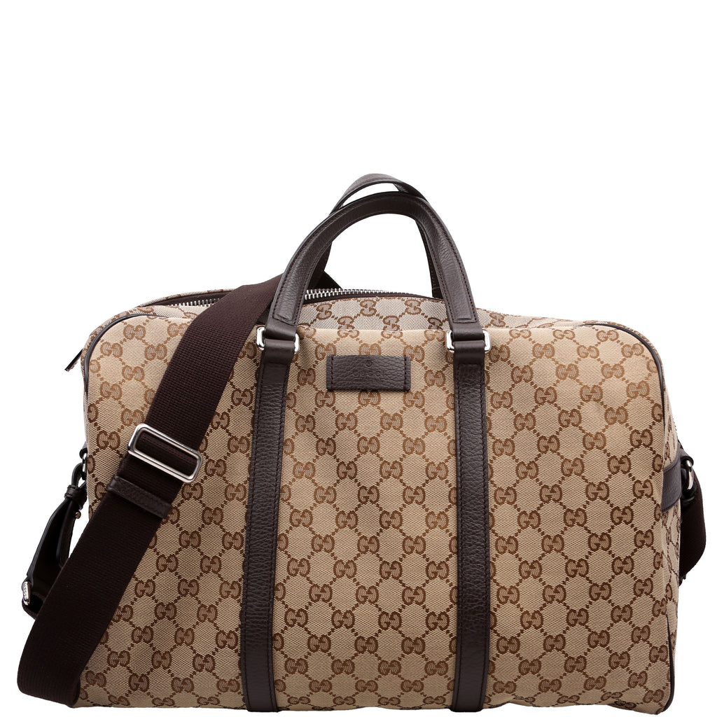 Gucci 449167 GG Canvas Boston Duffle