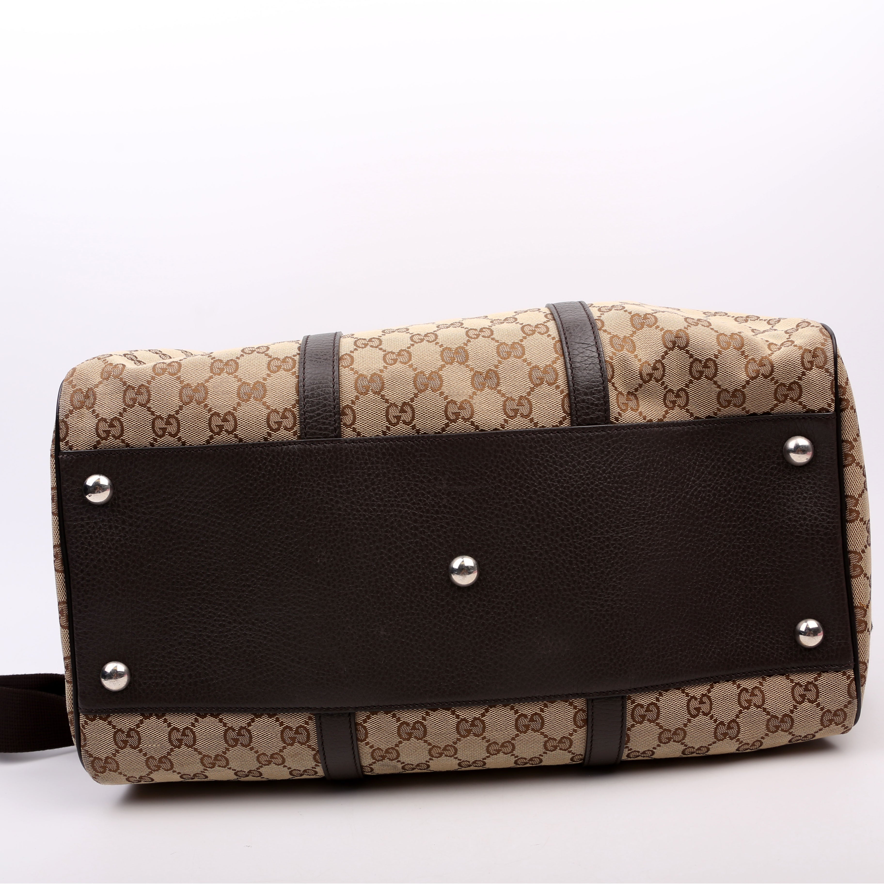 Gucci 449167 GG Canvas Boston Duffle