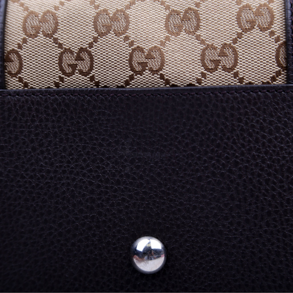 Gucci 449167 GG Canvas Boston Duffle