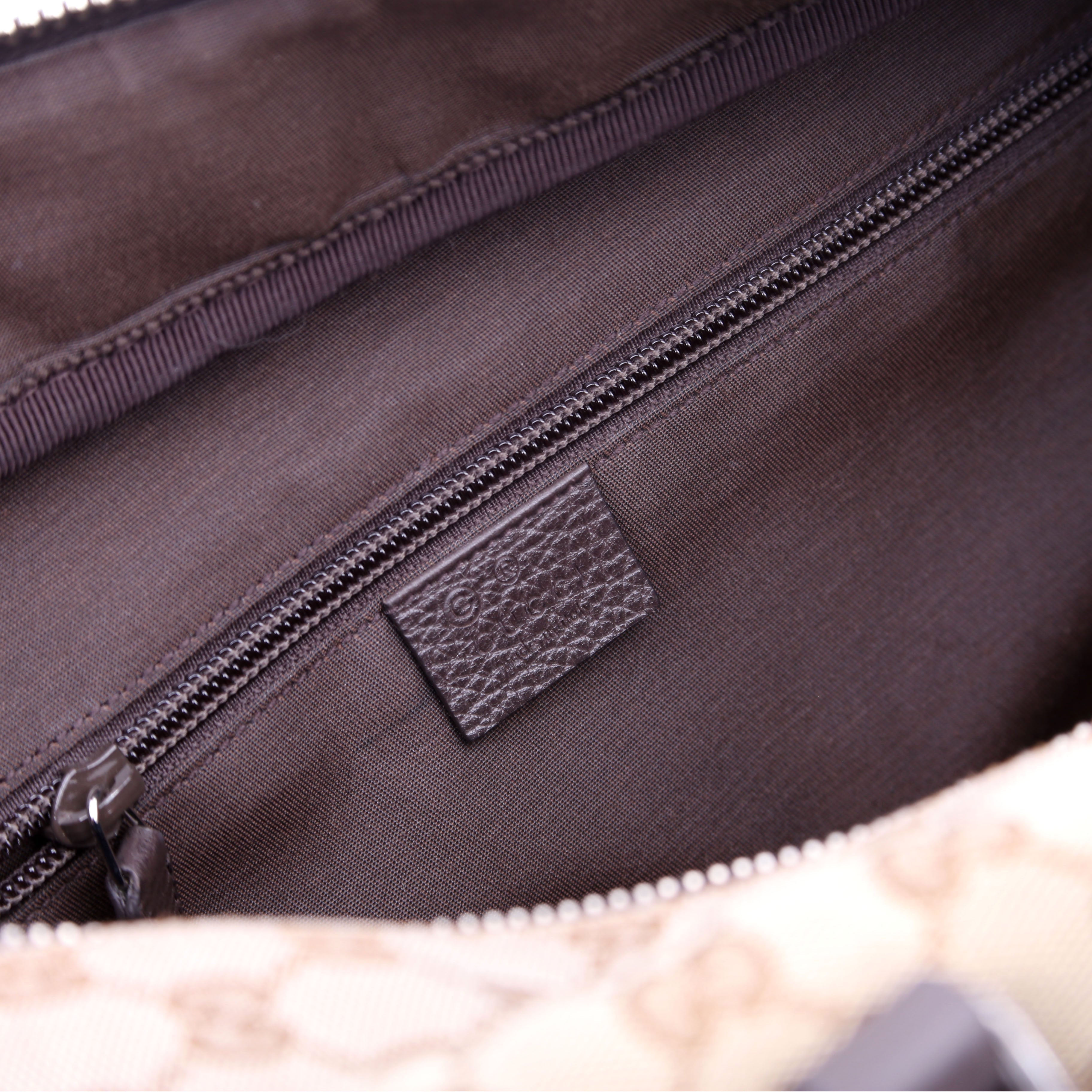 Gucci 449167 GG Canvas Boston Duffle