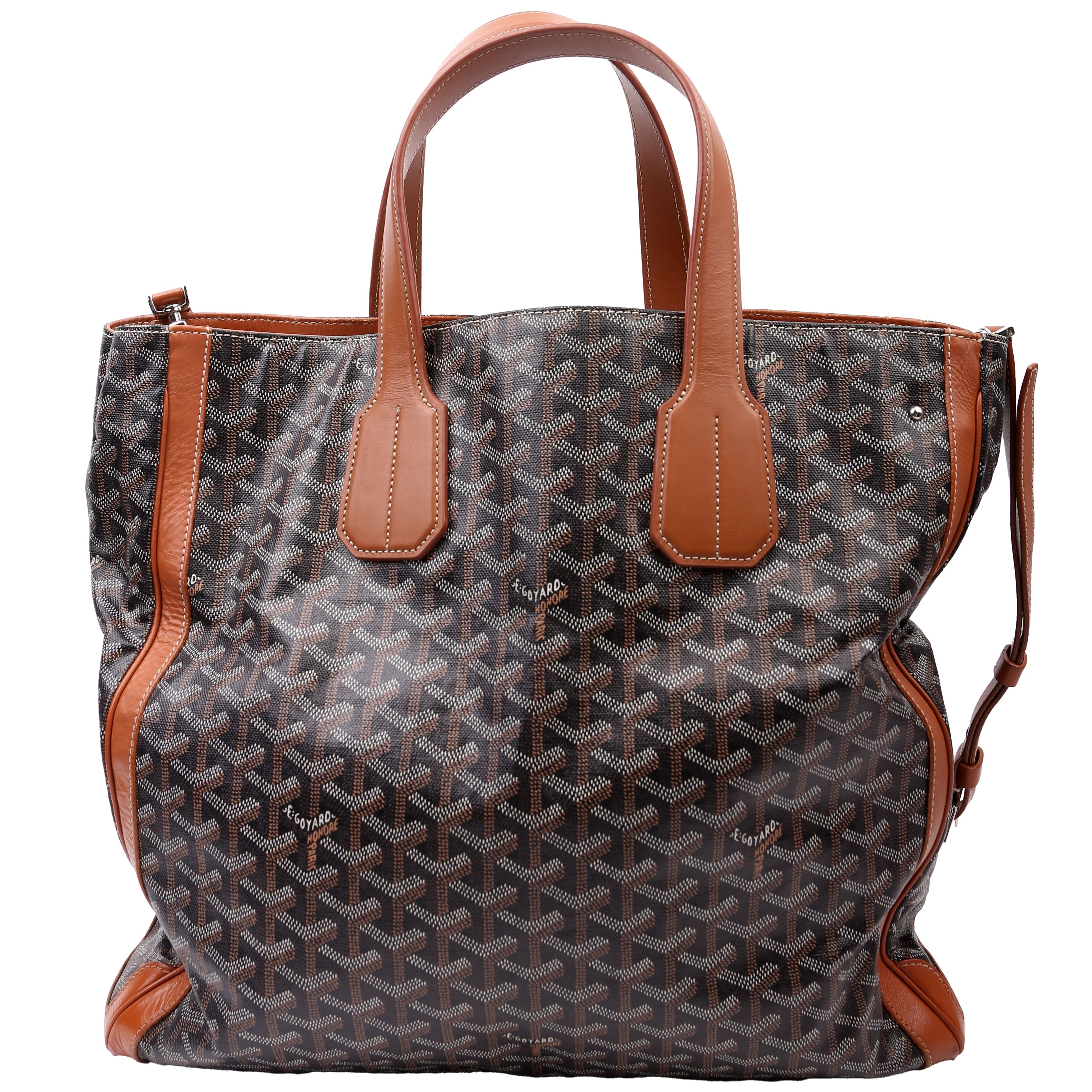 Voltaire Goyardine Canvas Tote