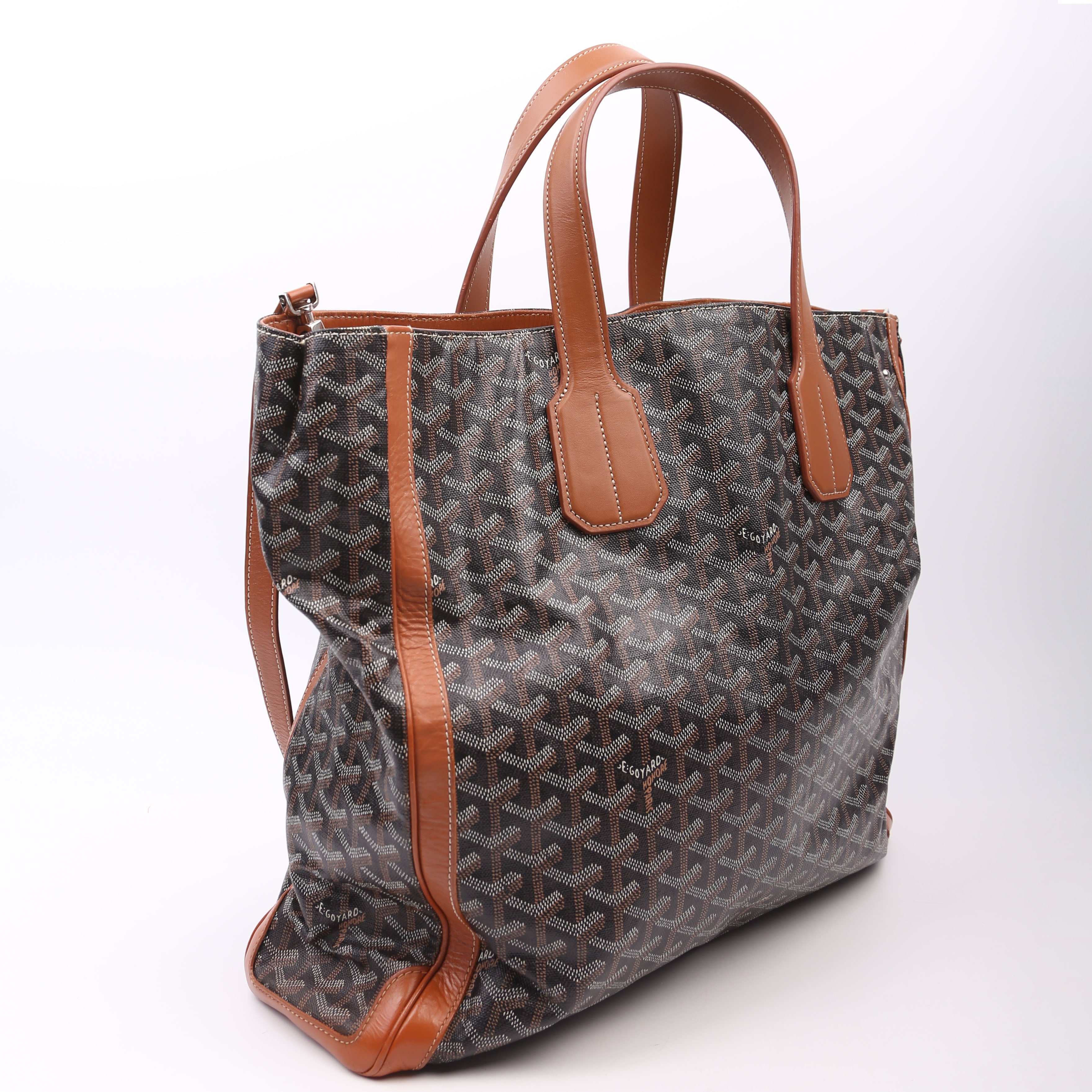 Voltaire Goyardine Canvas Tote