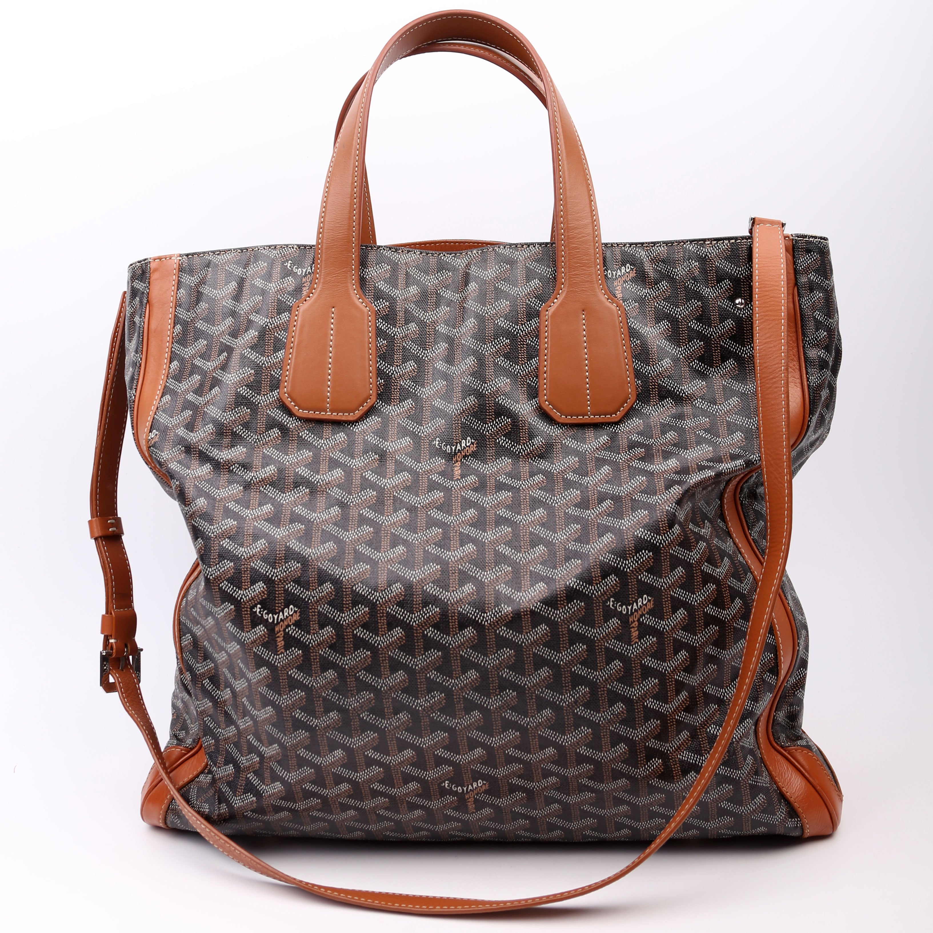 Voltaire Goyardine Canvas Tote