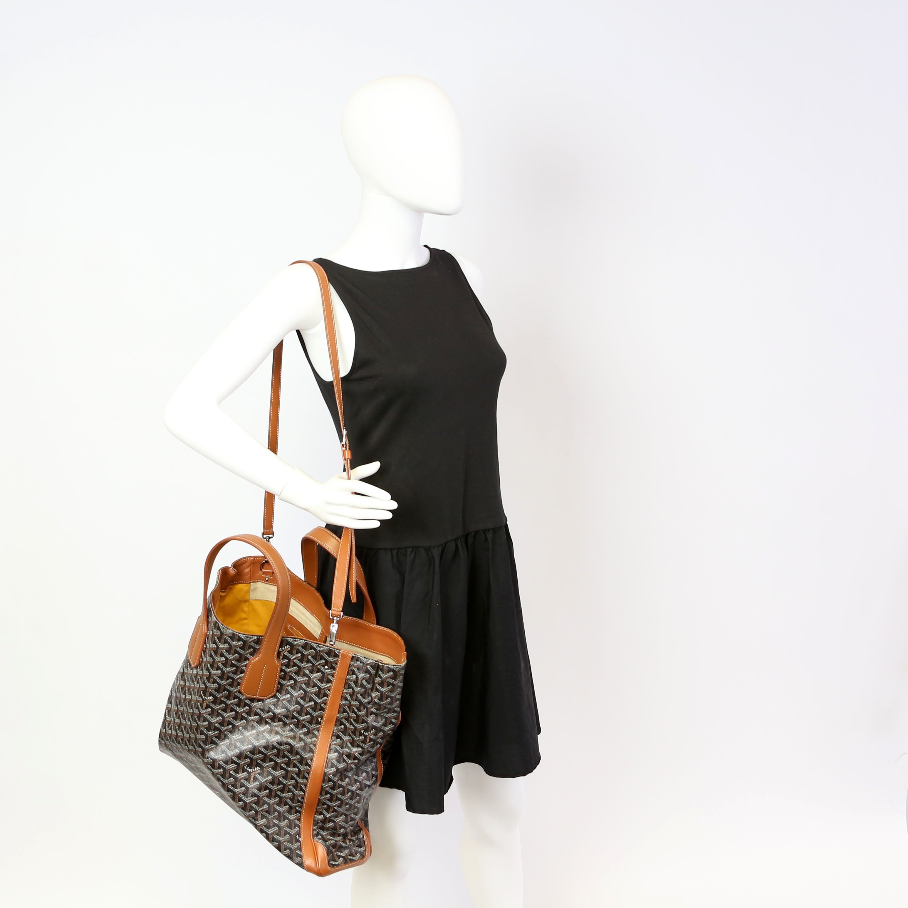 Voltaire Goyardine Canvas Tote