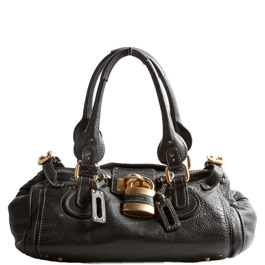 Paddington Top Handle Black/Gold