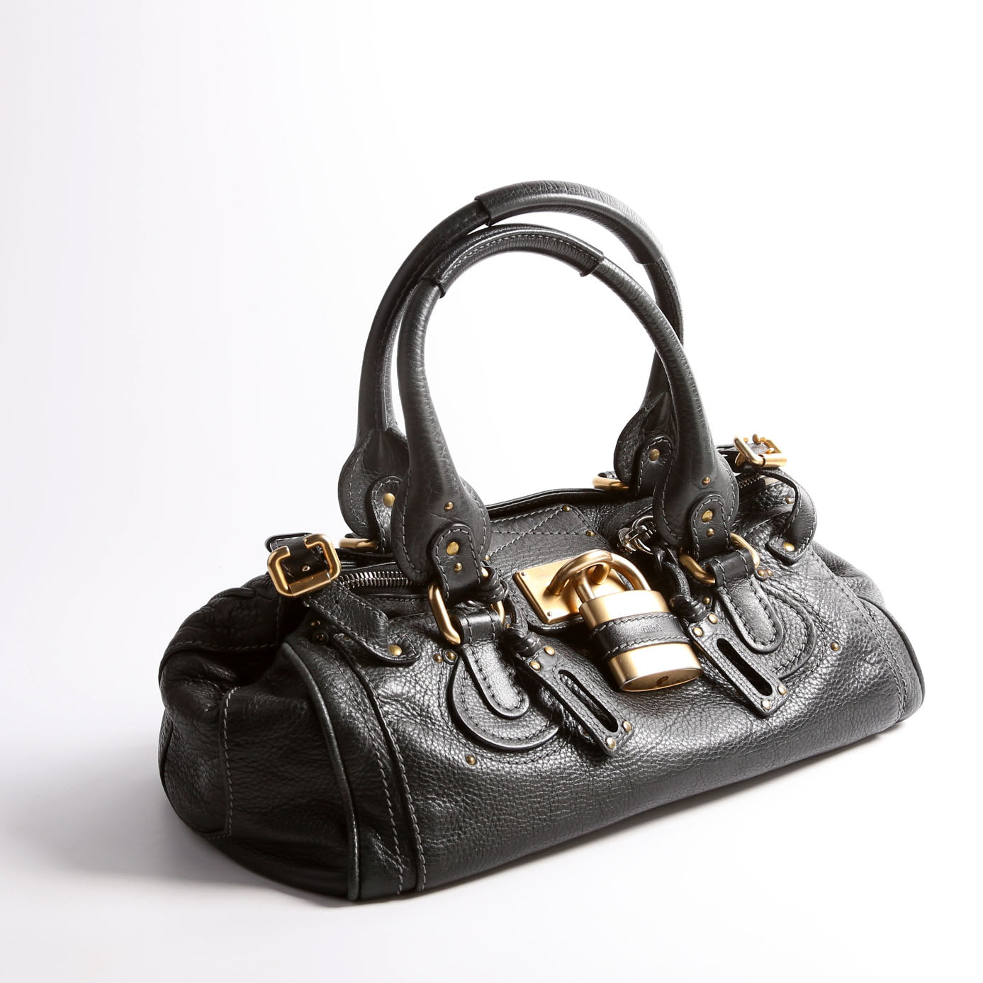 Paddington Top Handle Black/Gold