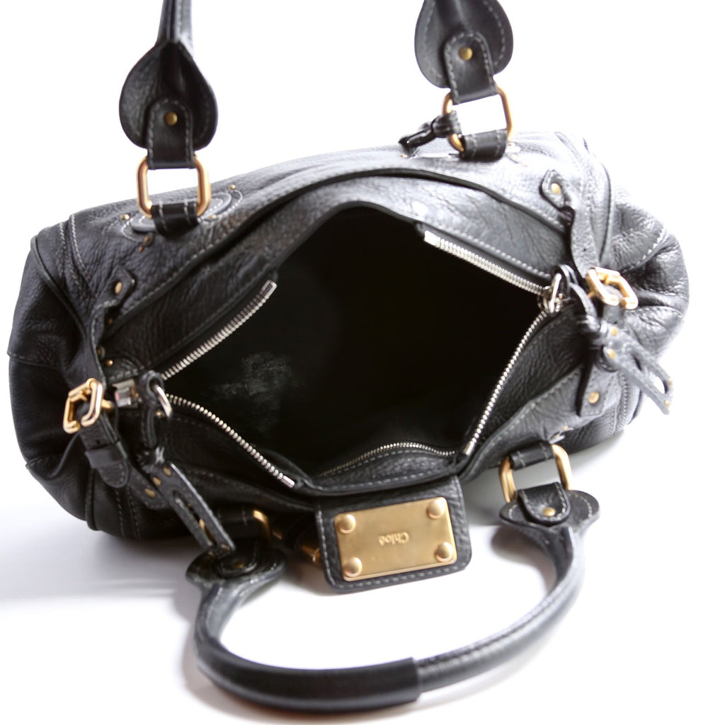 Paddington Top Handle Black/Gold