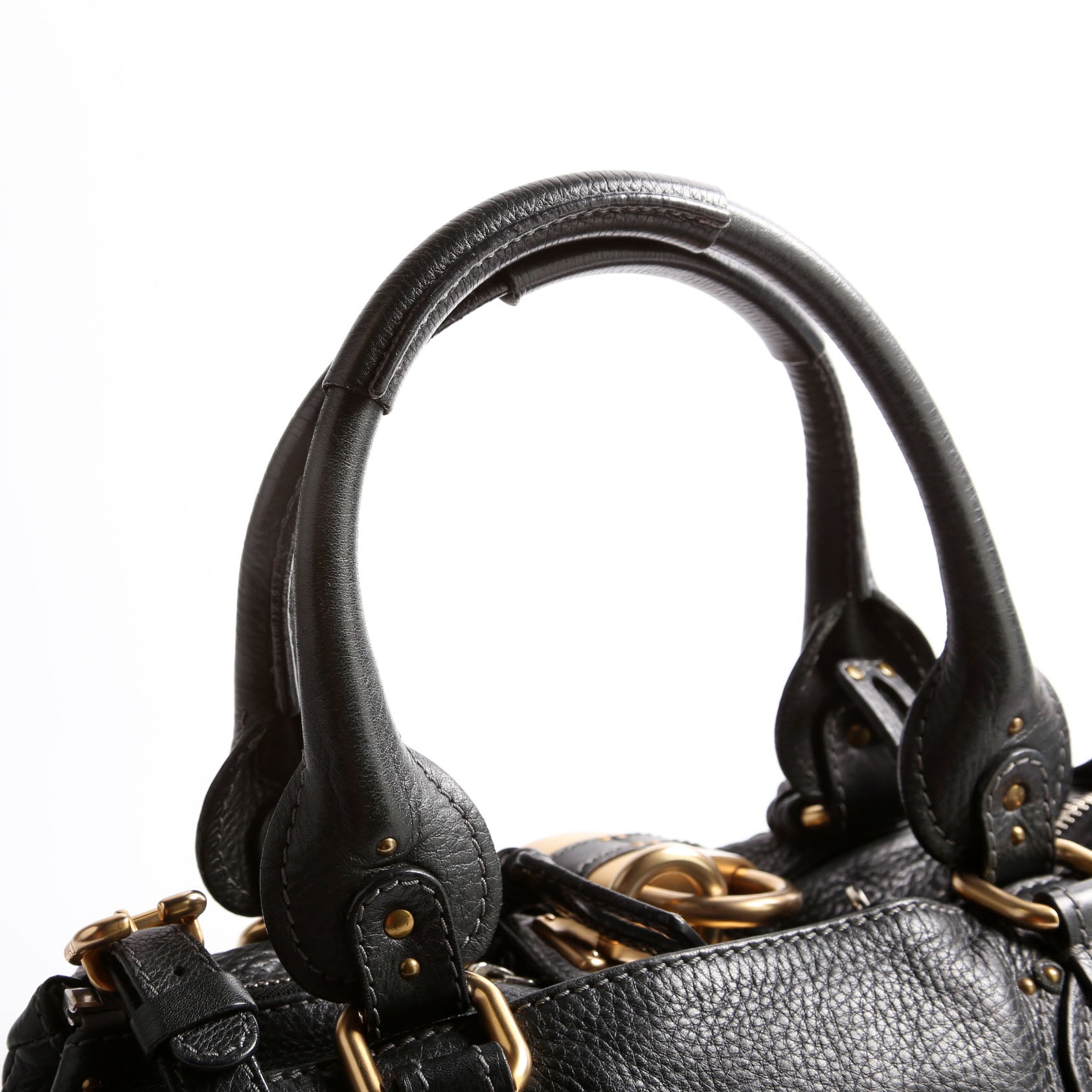 Paddington Top Handle Black/Gold