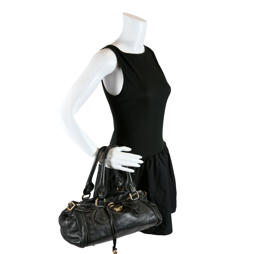 Paddington Top Handle Black/Gold
