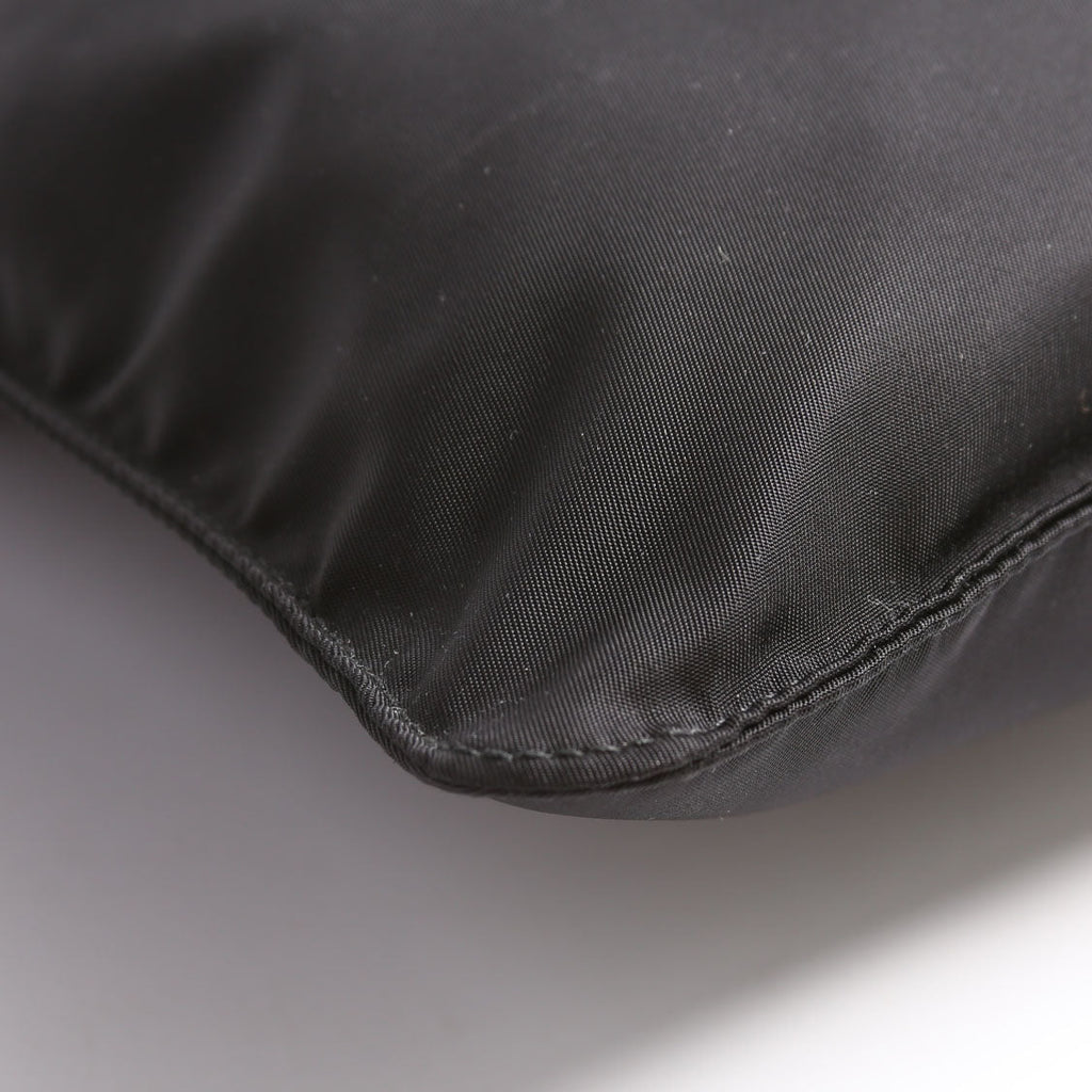 1BH978 Re-nylon/Saffiano Shoulder Bag Black