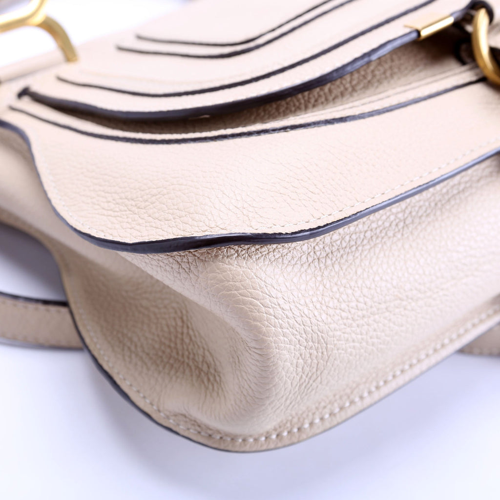Marcie Small Double Carry Beige