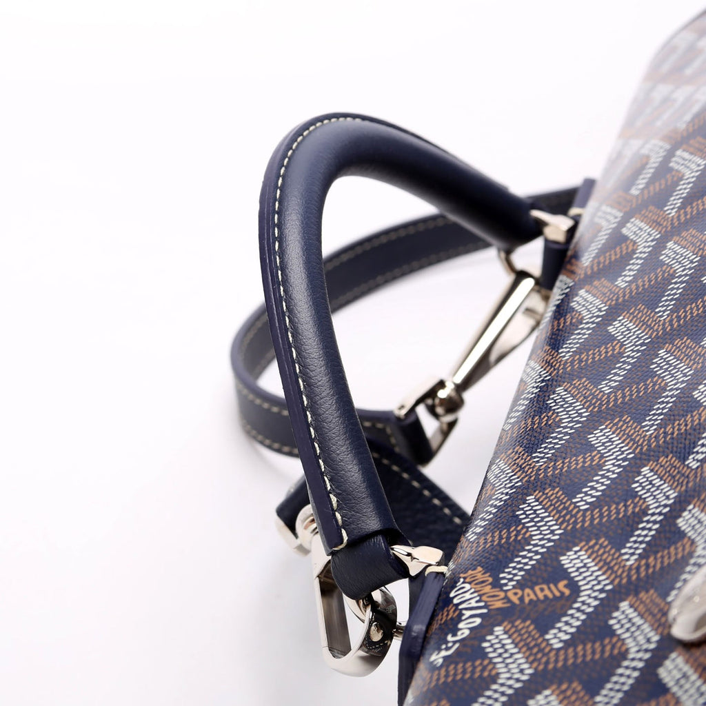 Saint Leger Soft Briefcase Backpack Goyardine Blue/Yellow