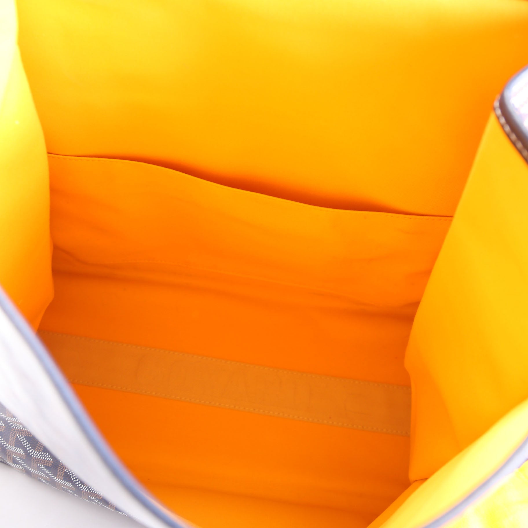 Saint Leger Soft Briefcase Backpack Goyardine Blue/Yellow