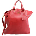 BN1713 Soft Calf Large Shopping Tote Red