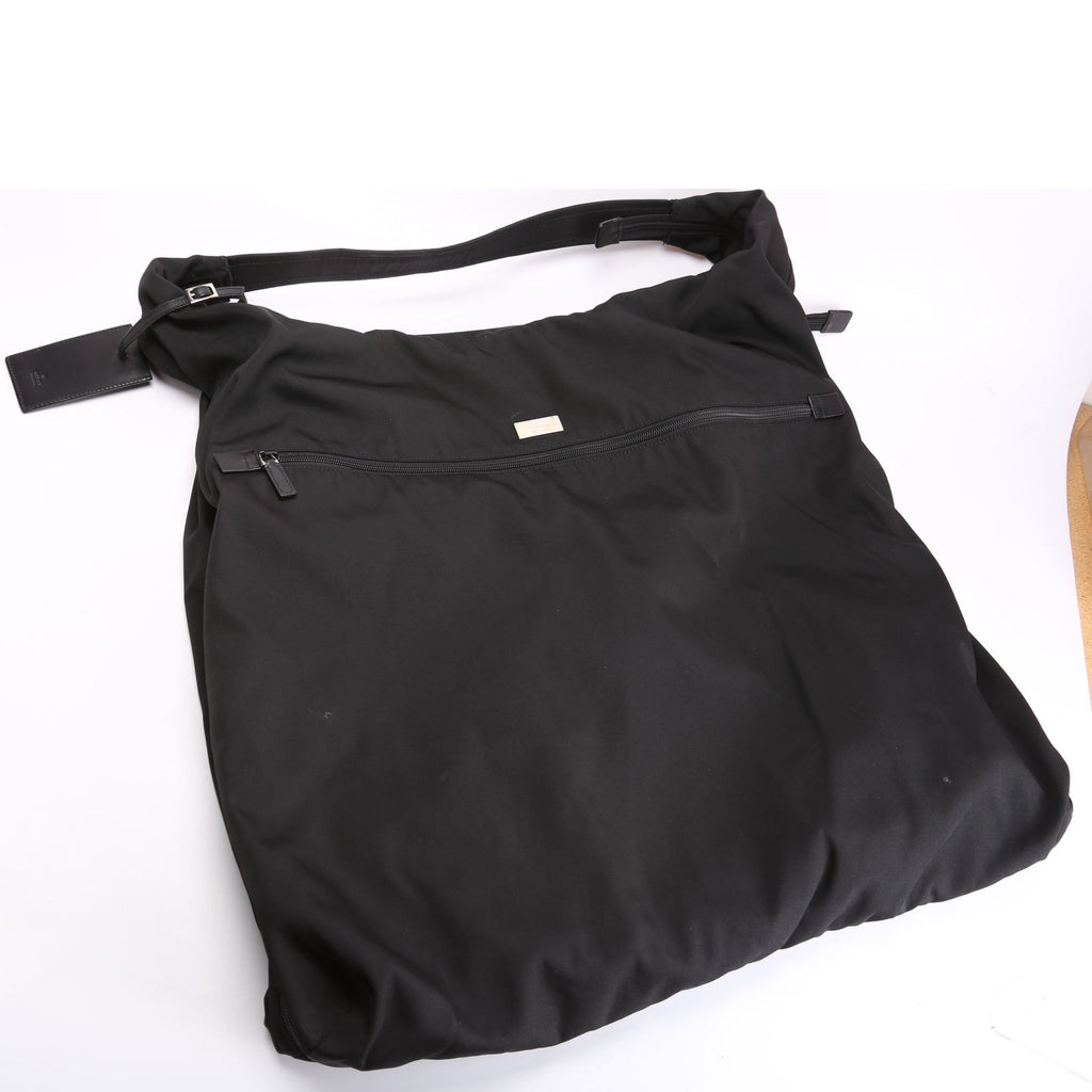 Gucci 001.2691 Nylon Collapsible Travel Bag Black