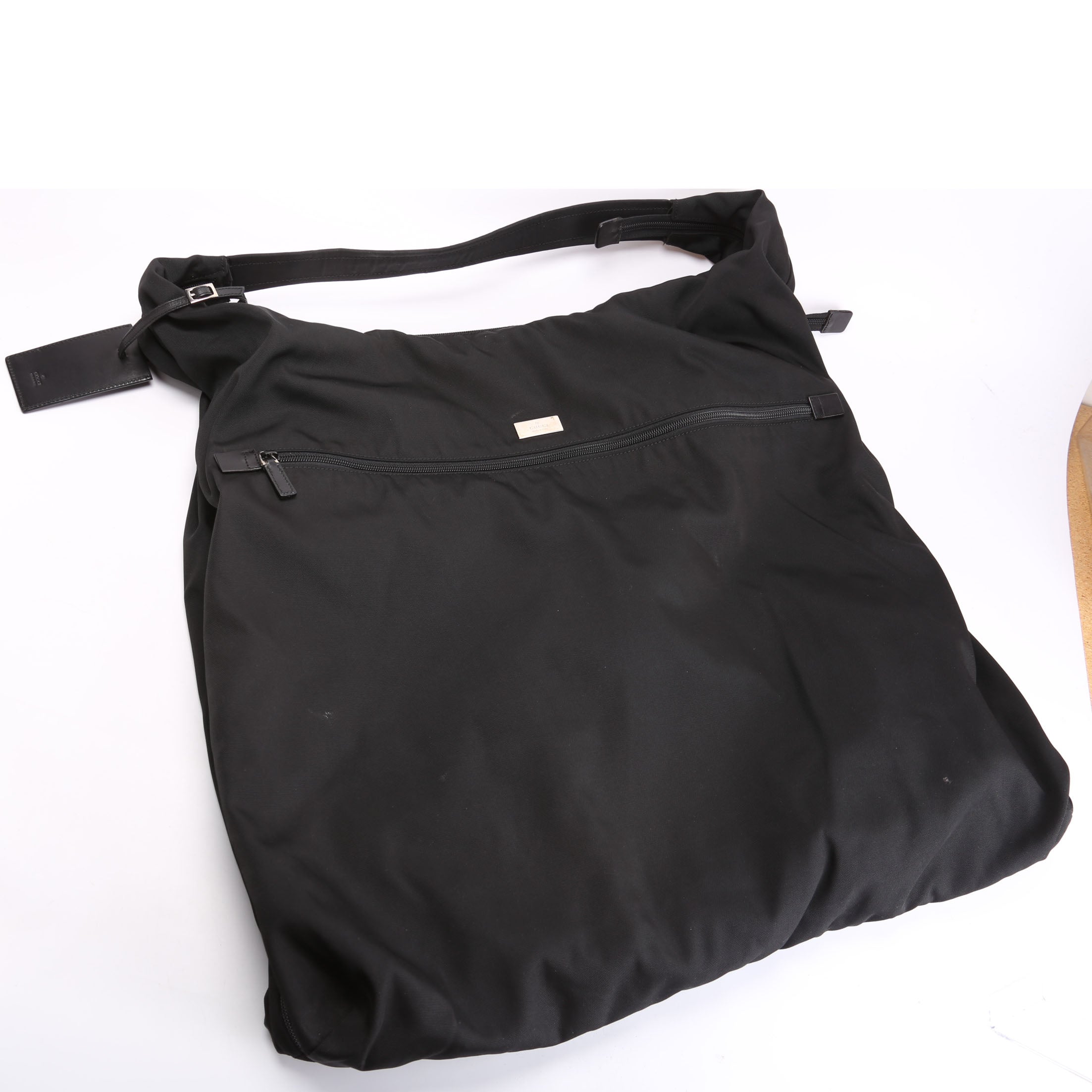 Gucci 001.2691 Nylon Collapsible Travel Bag Black