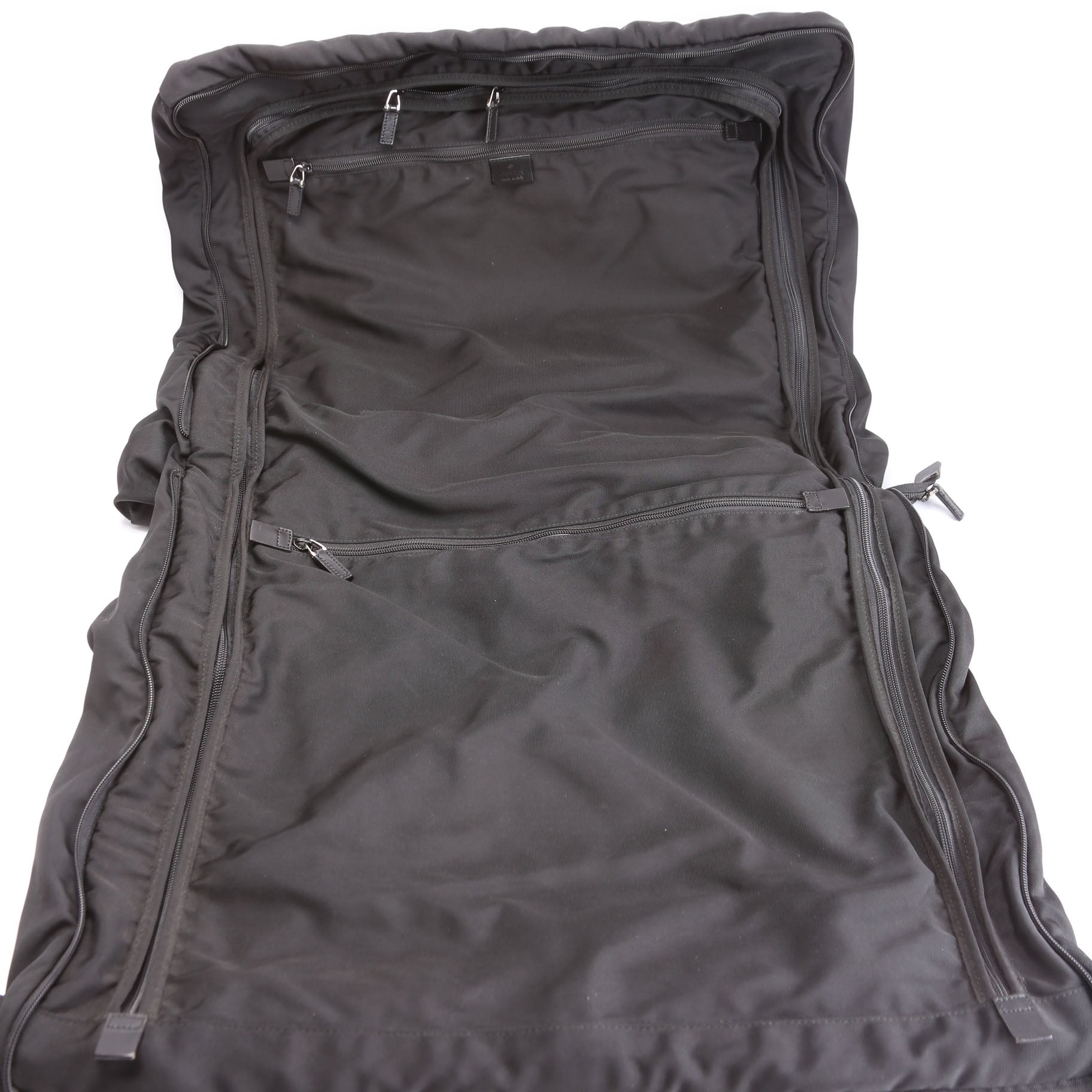 Gucci 001.2691 Nylon Collapsible Travel Bag Black