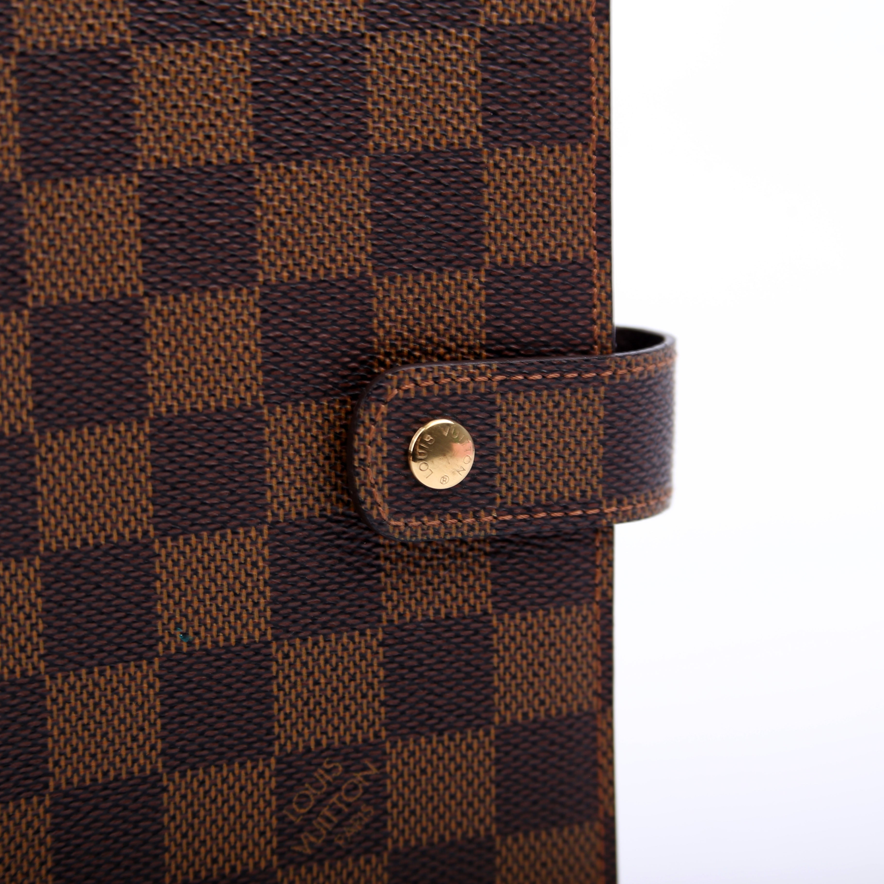 Agenda Medium Ring Damier Ebene