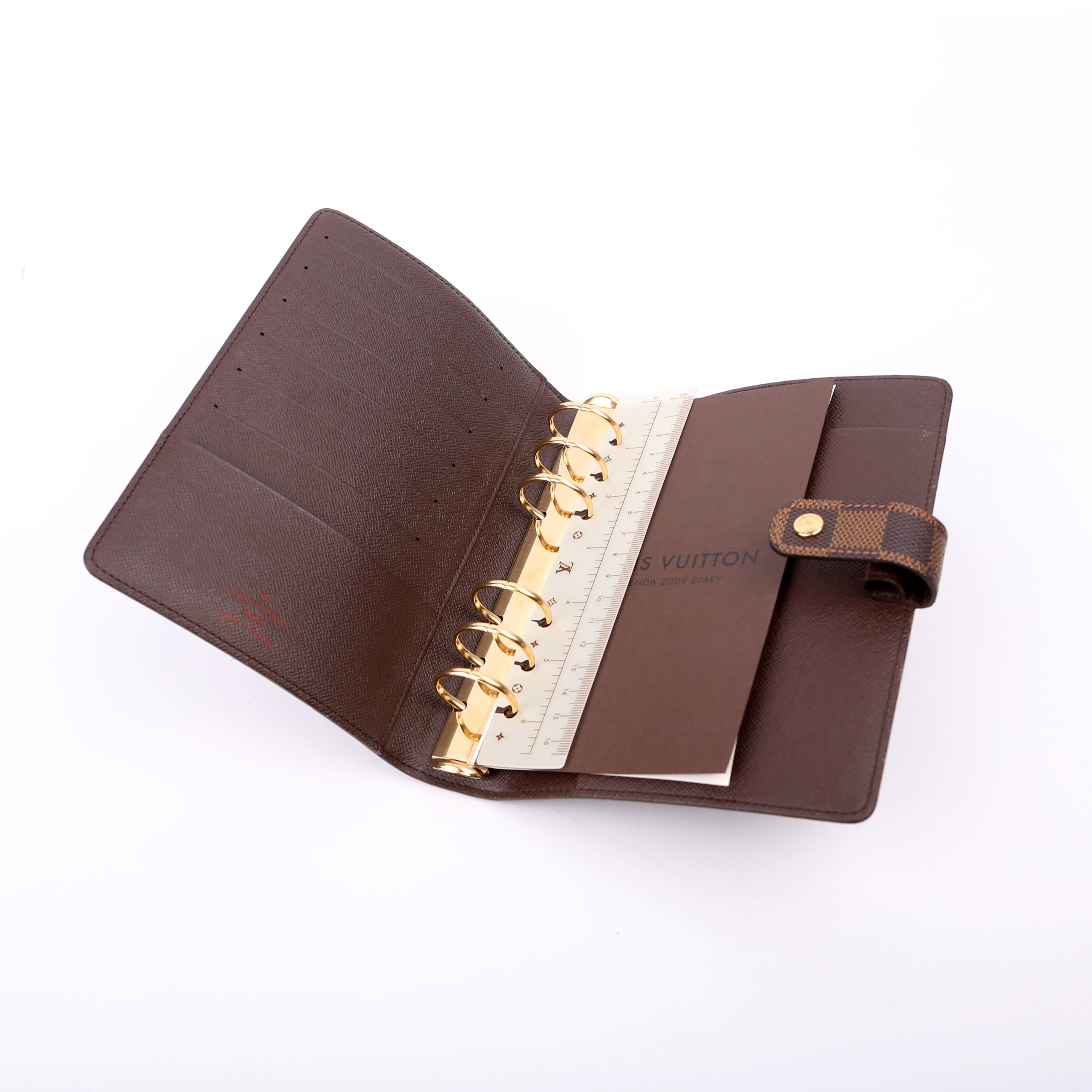 Agenda Medium Ring Damier Ebene