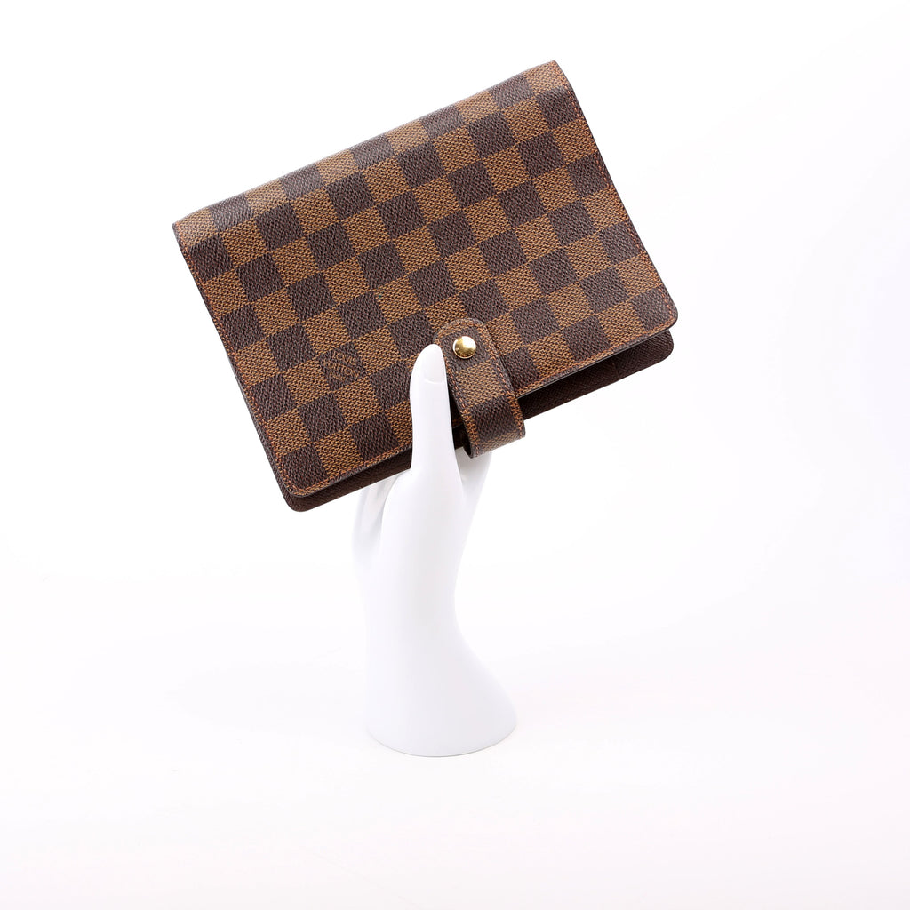 Agenda Medium Ring Damier Ebene