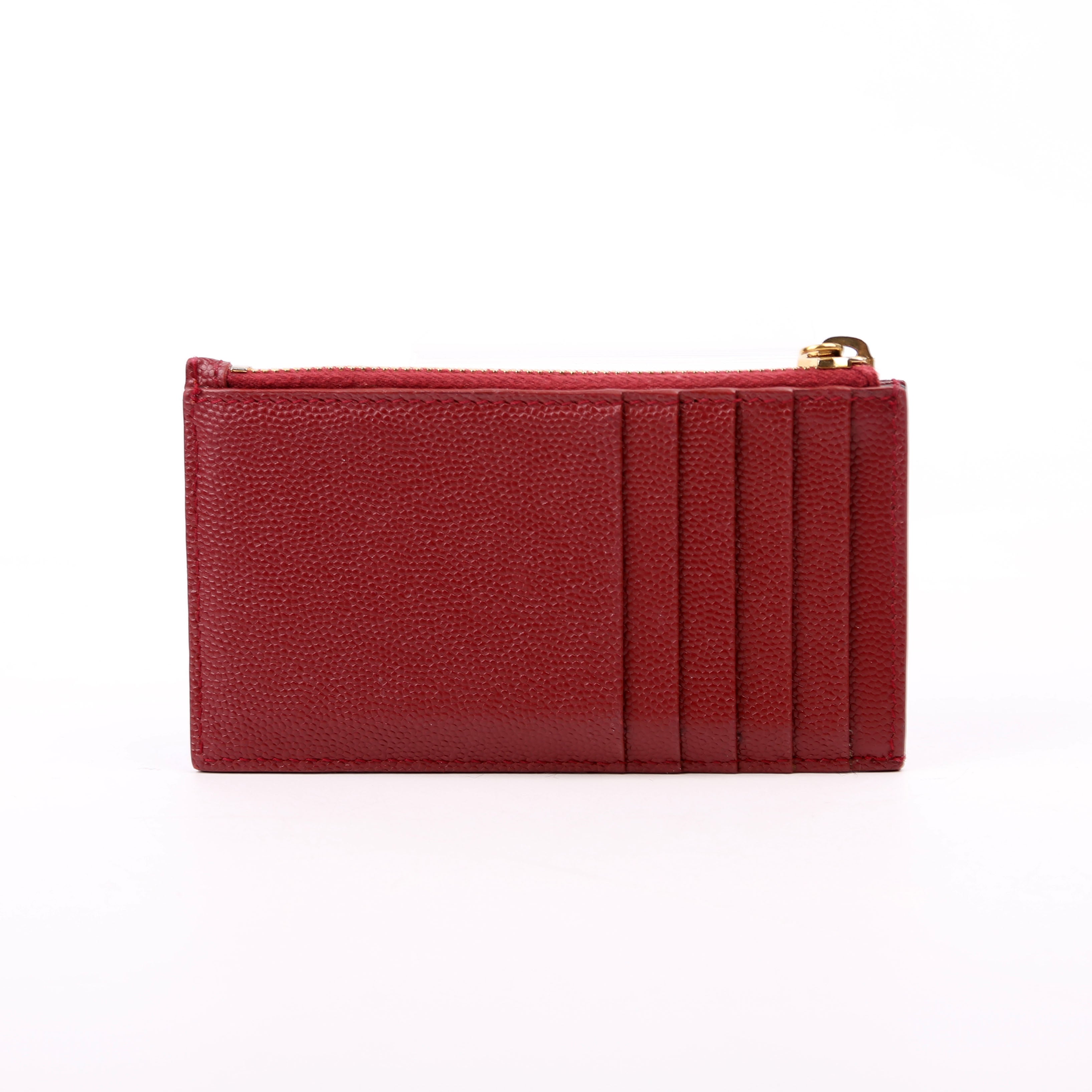Grain De Poudre Fragment Card Holder 607915 Red