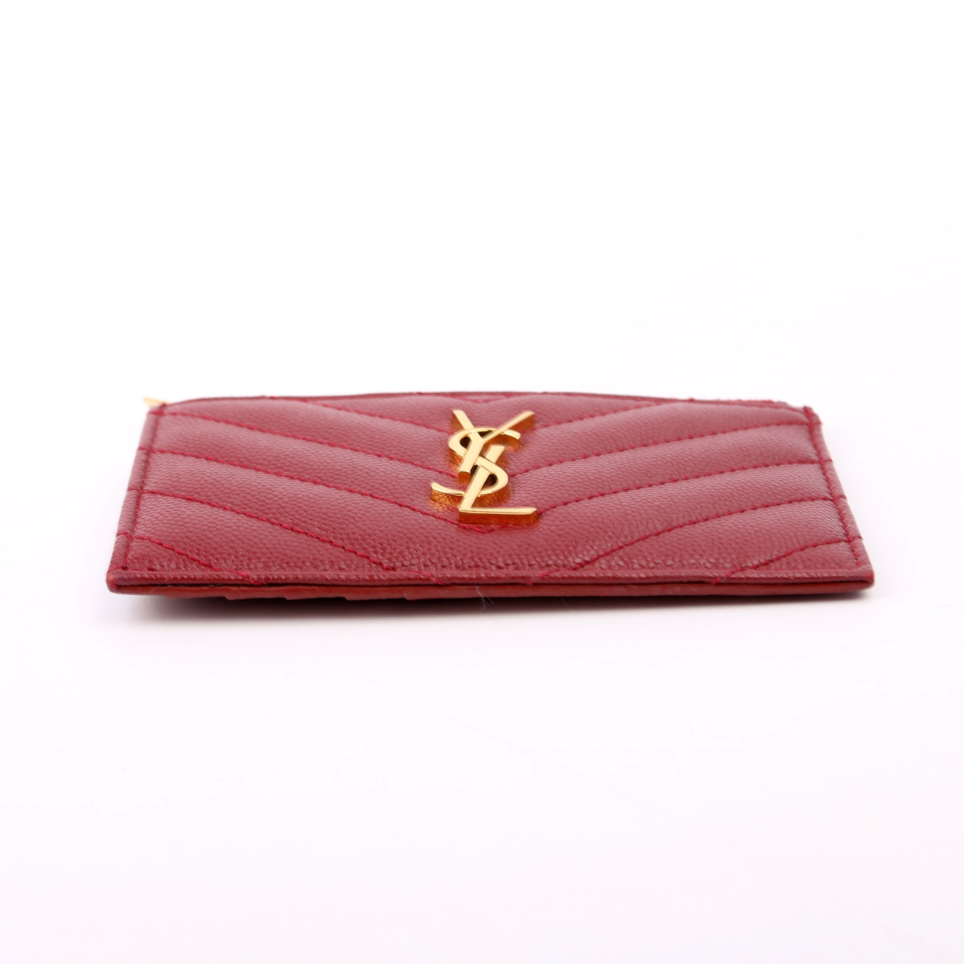 Grain De Poudre Fragment Card Holder 607915 Red