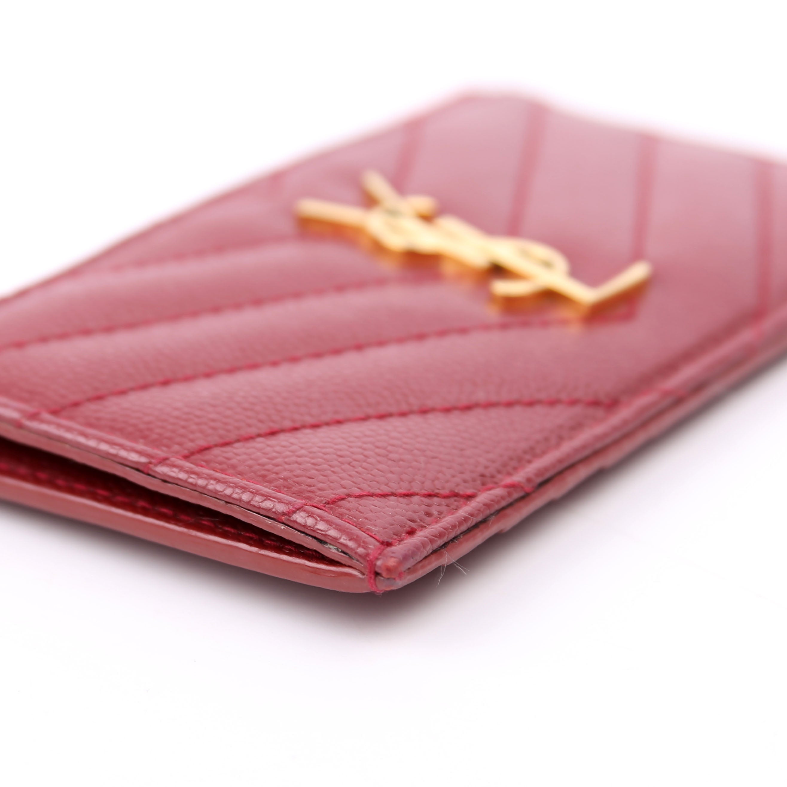 Grain De Poudre Fragment Card Holder 607915 Red