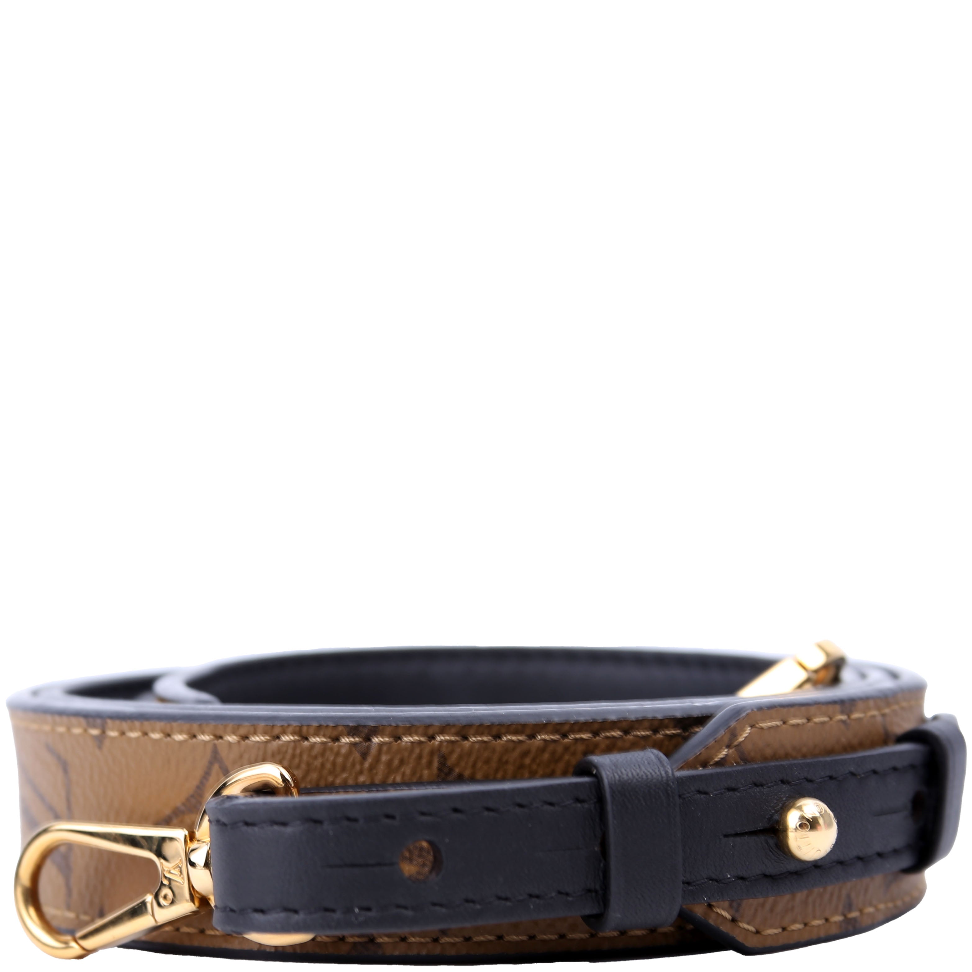 Bandouliere XL Reverse Monogram Strap Black