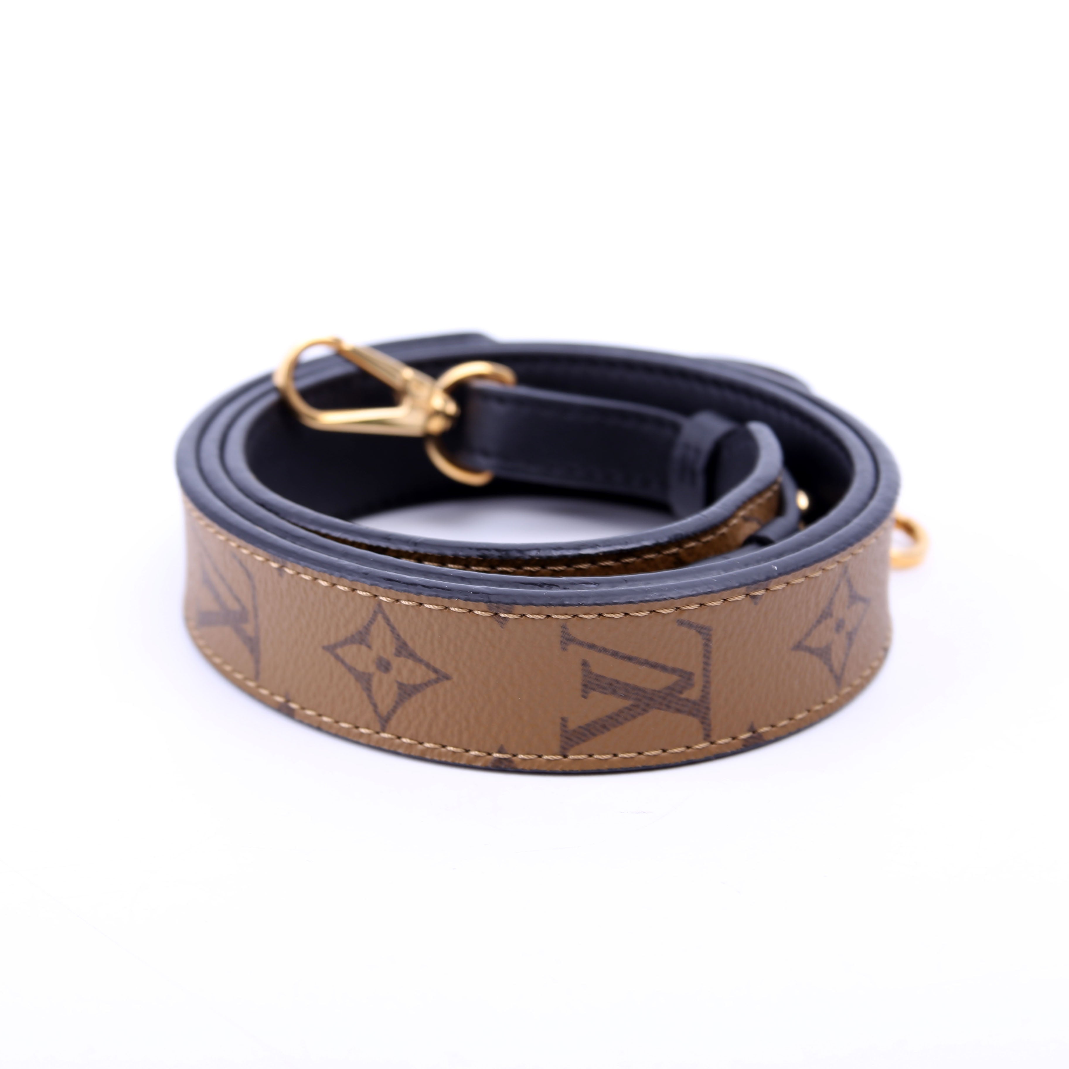 Bandouliere XL Reverse Monogram Strap Black