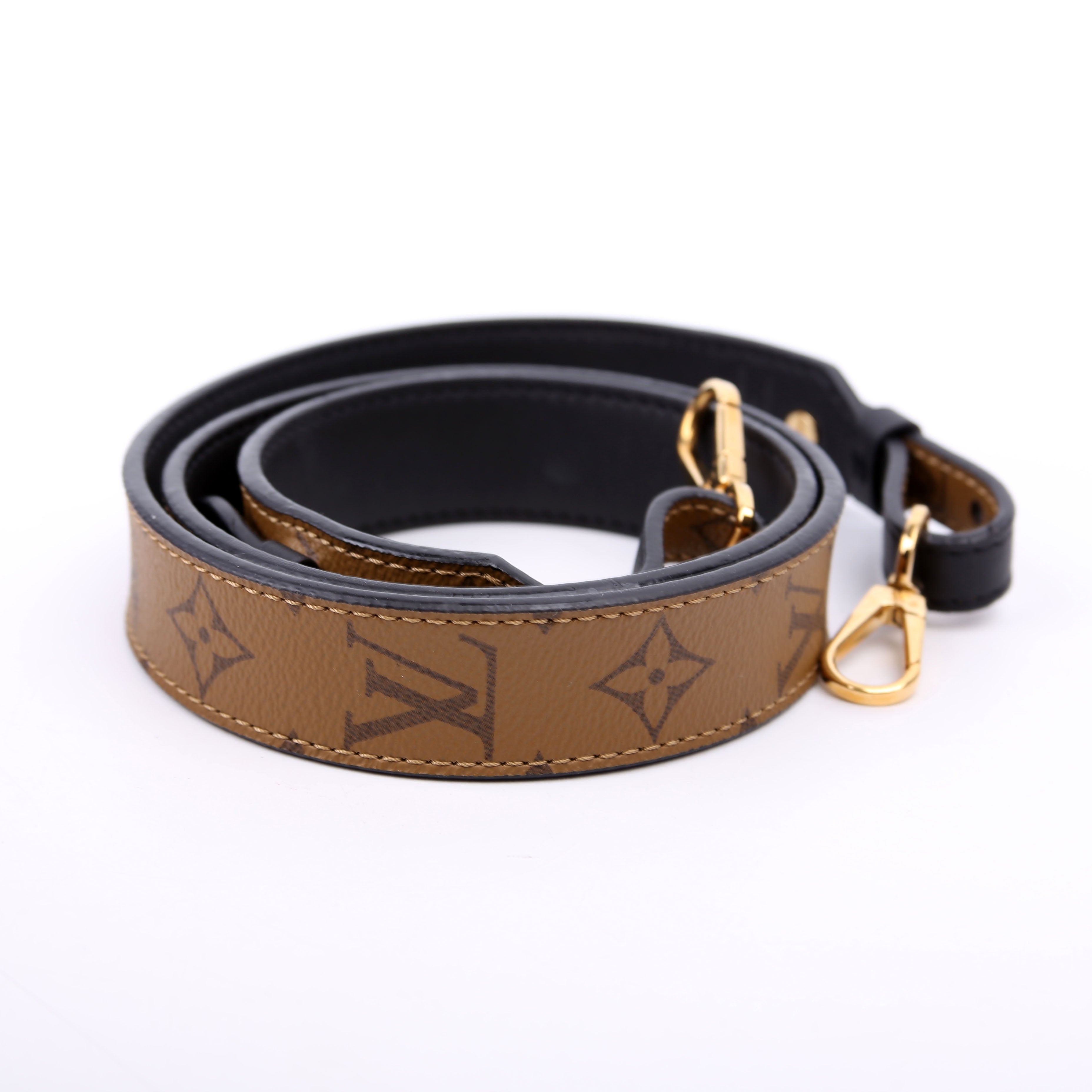 Bandouliere XL Reverse Monogram Strap Black