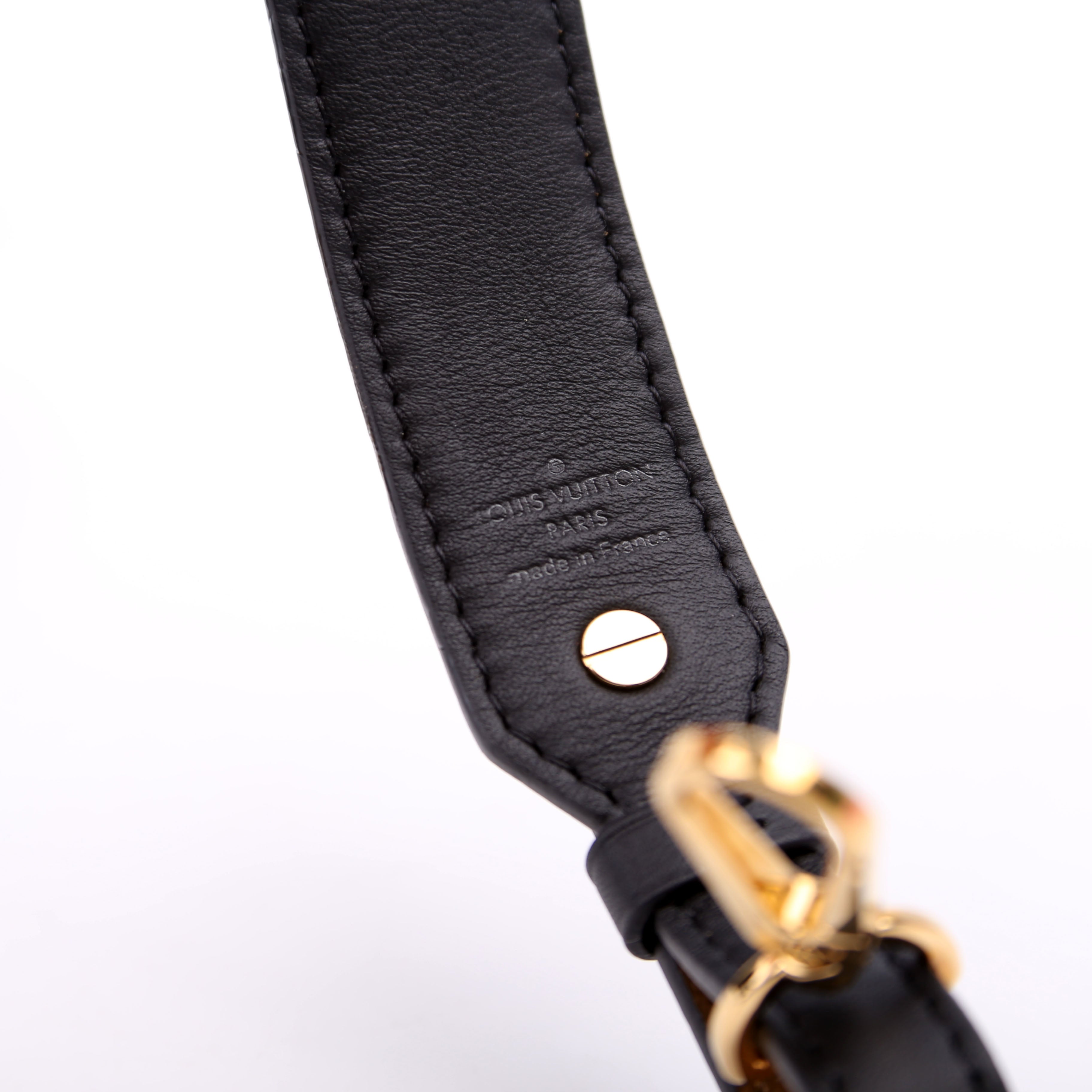 Bandouliere XL Reverse Monogram Strap Black
