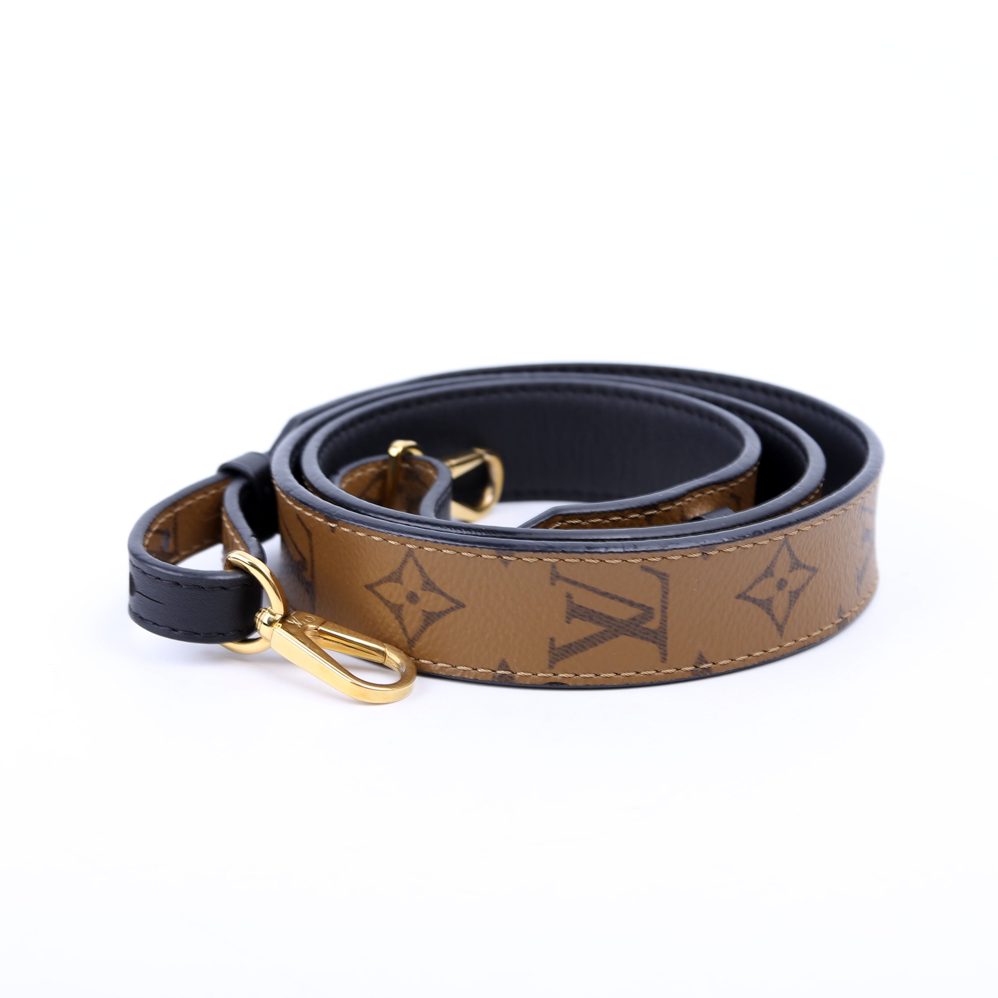 Bandouliere XL Reverse Monogram Strap Black