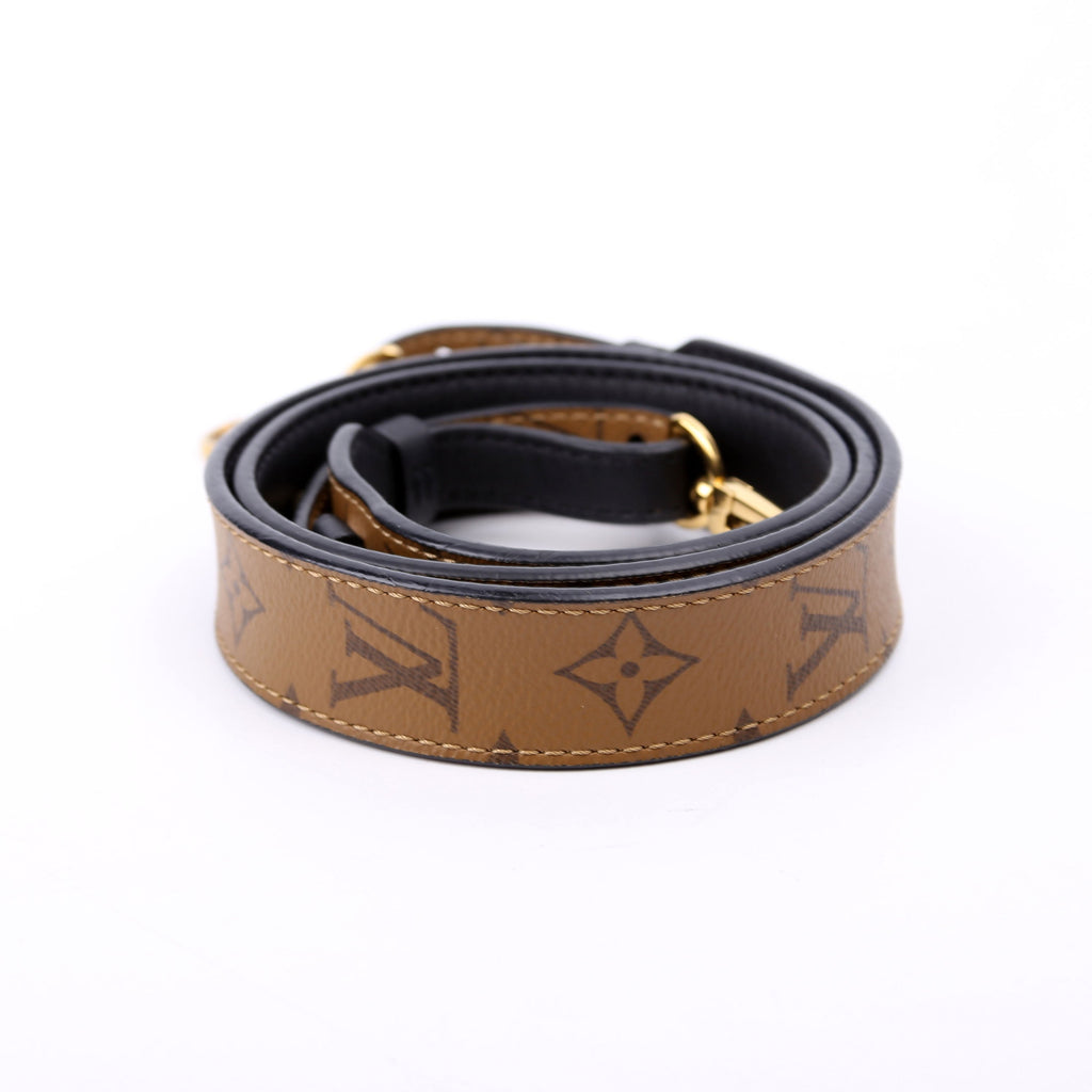 Bandouliere XL Reverse Monogram Strap Black