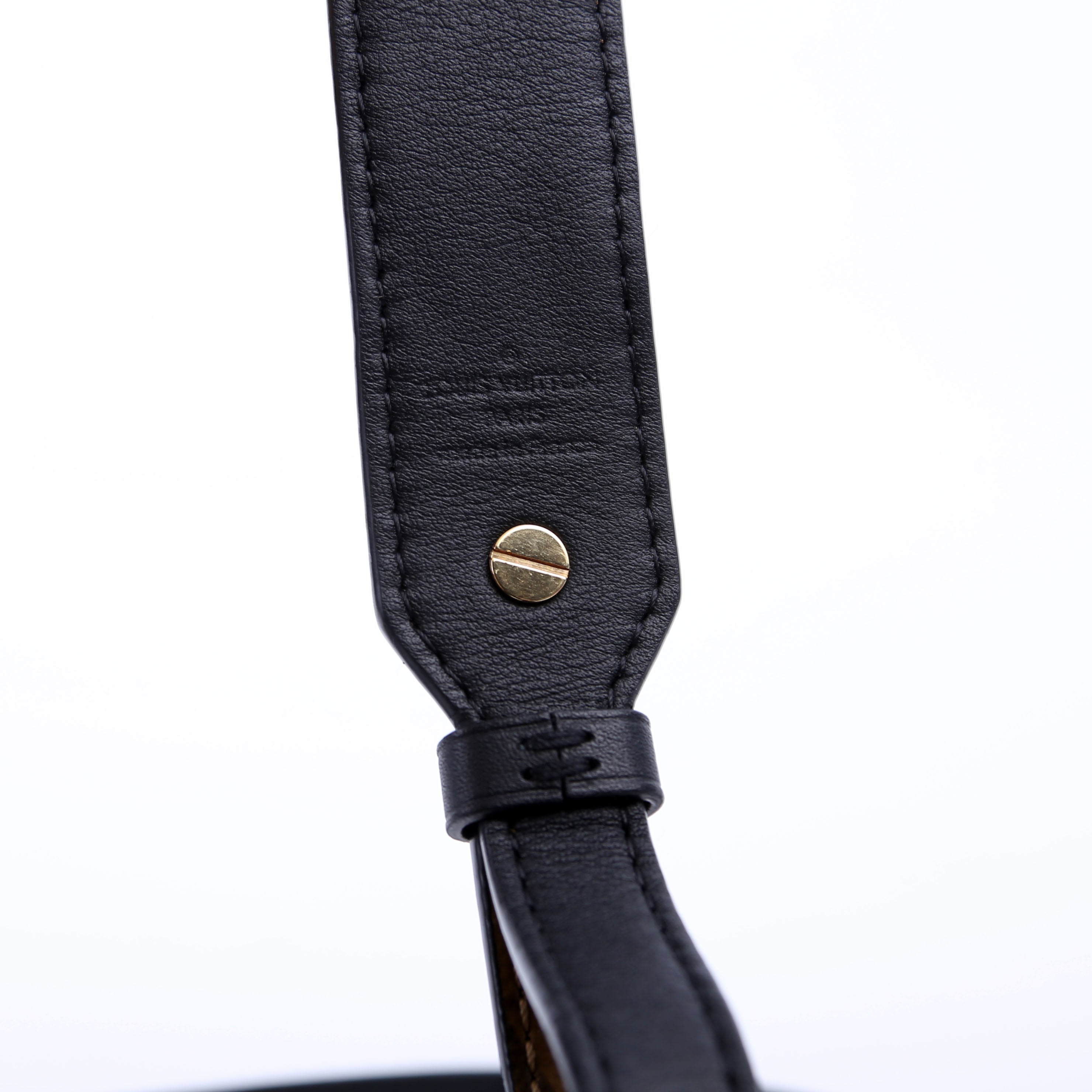 Bandouliere XL Reverse Monogram Strap Black