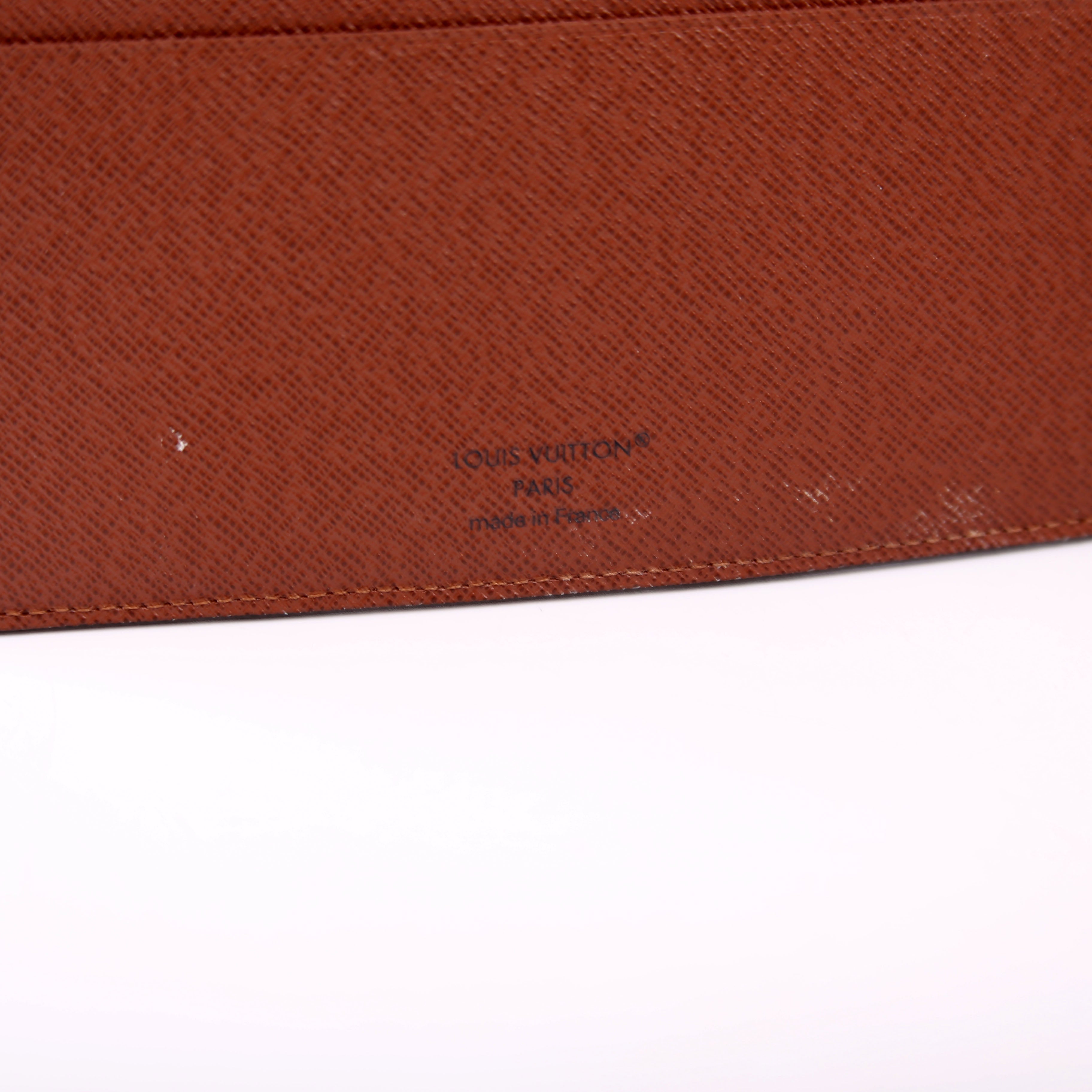 Desk Agenda Cover Monogram