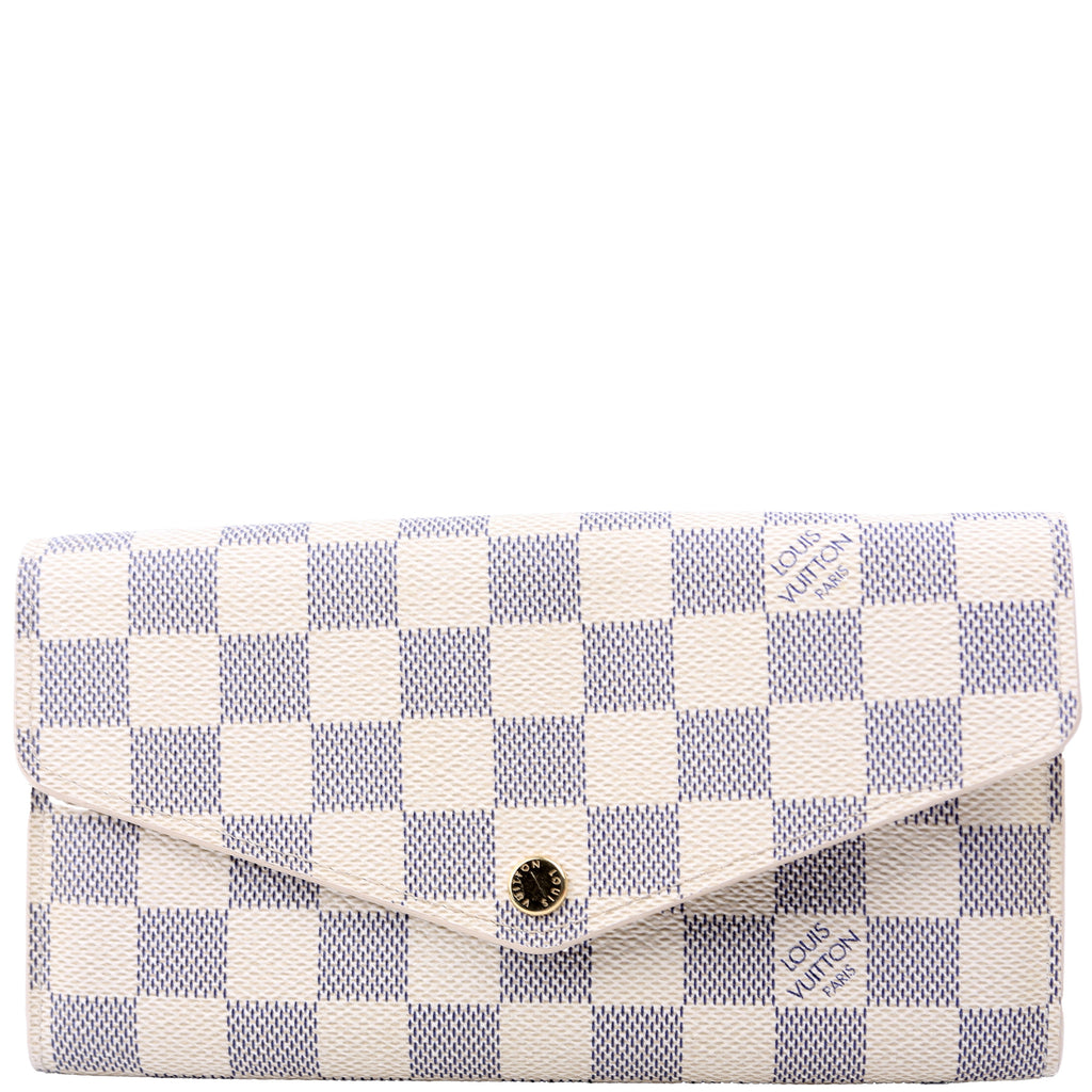 Sarah Wallet Damier Azur