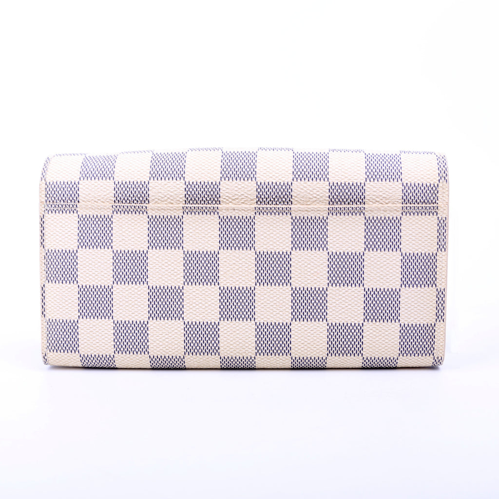 Sarah Wallet Damier Azur
