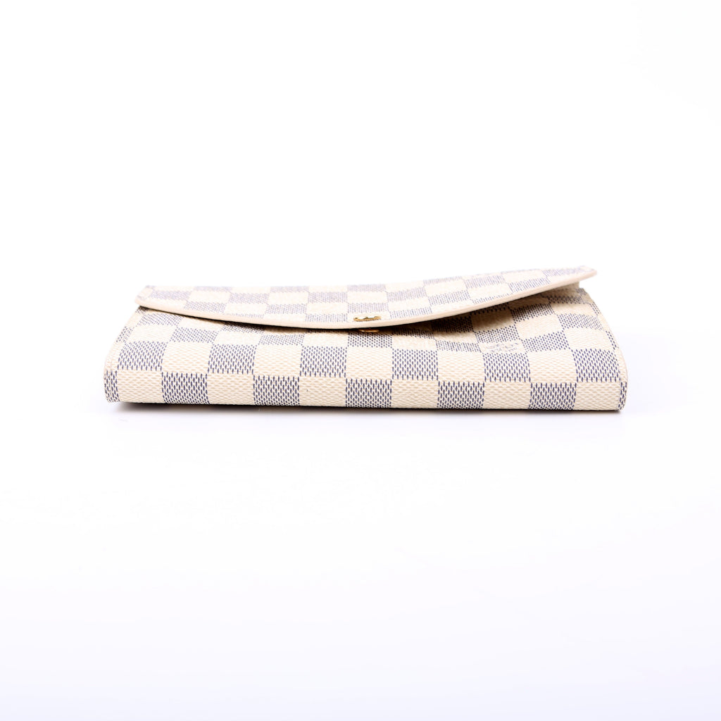 Sarah Wallet Damier Azur