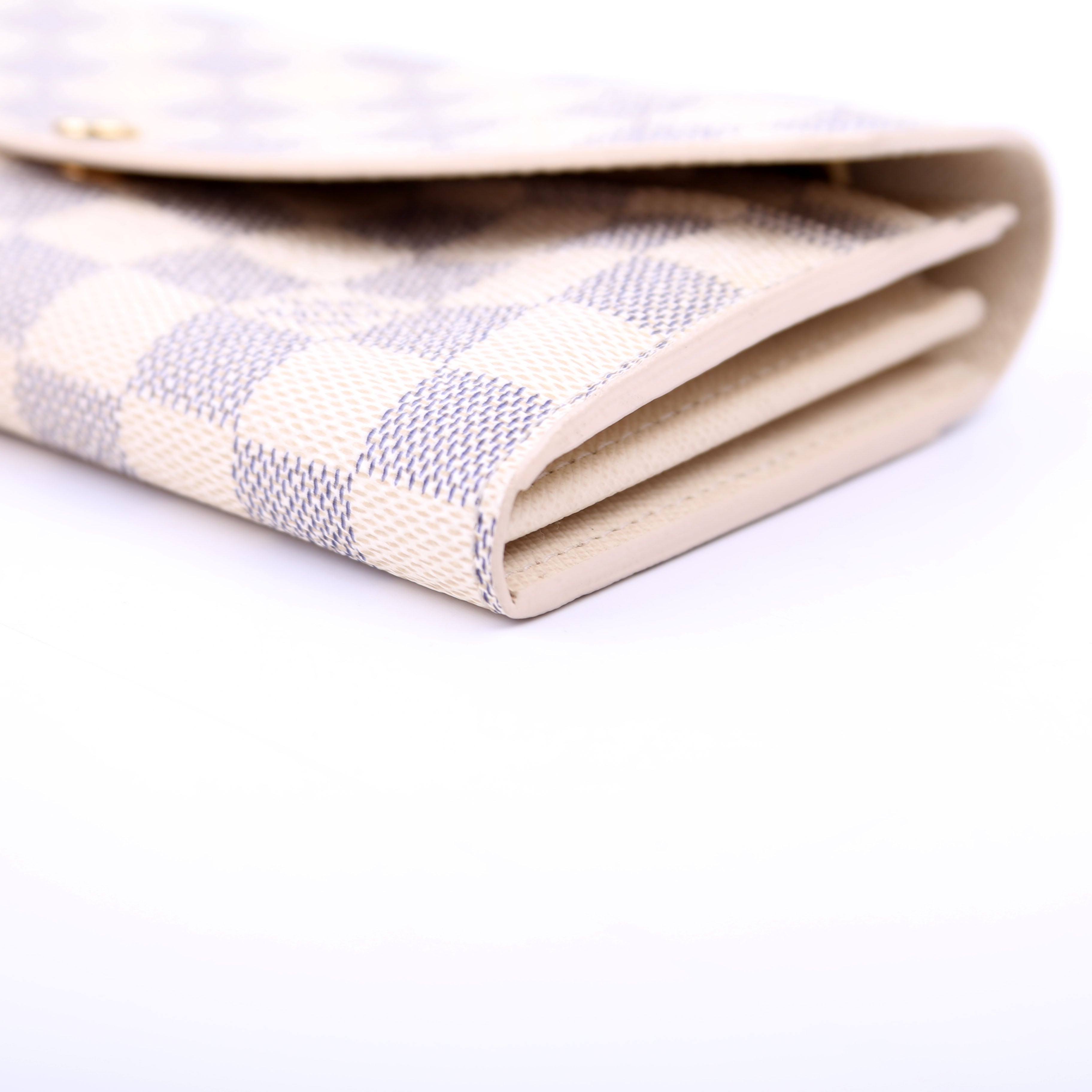 Sarah Wallet Damier Azur