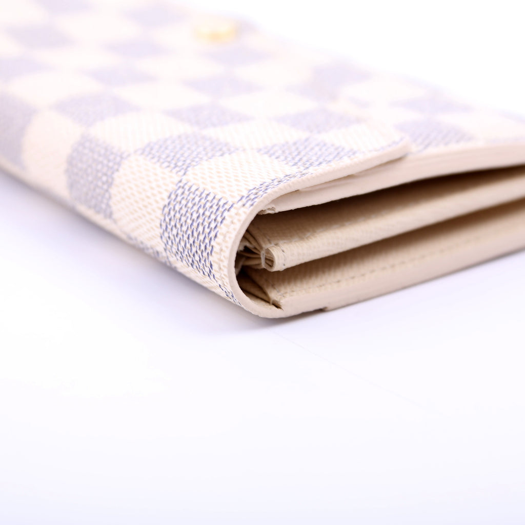 Sarah Wallet Damier Azur